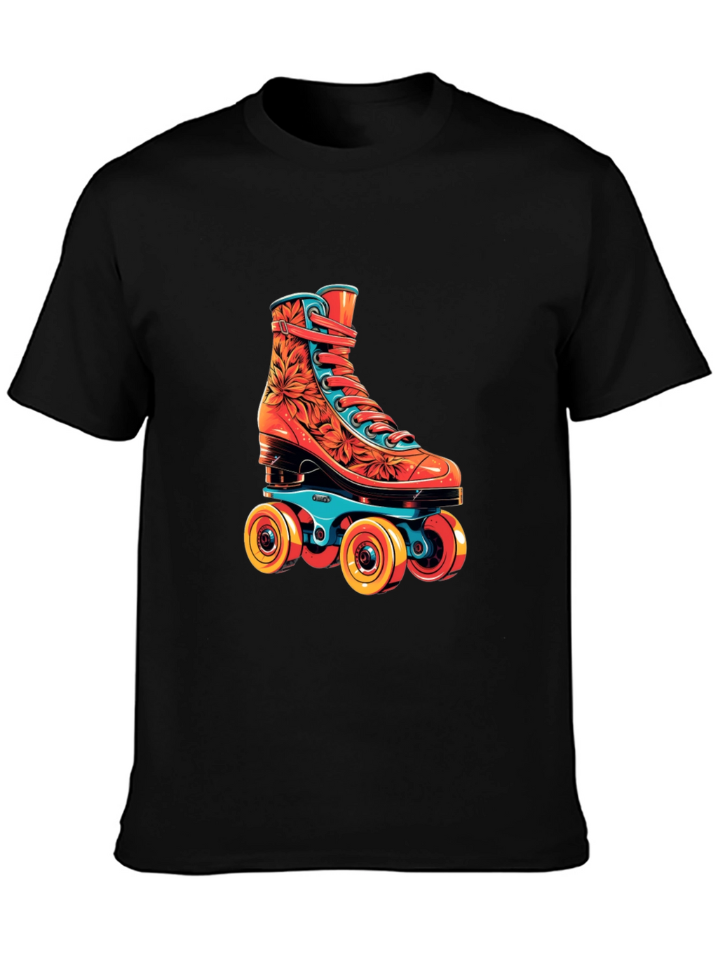 Retro Roller Skate Graphic Tee