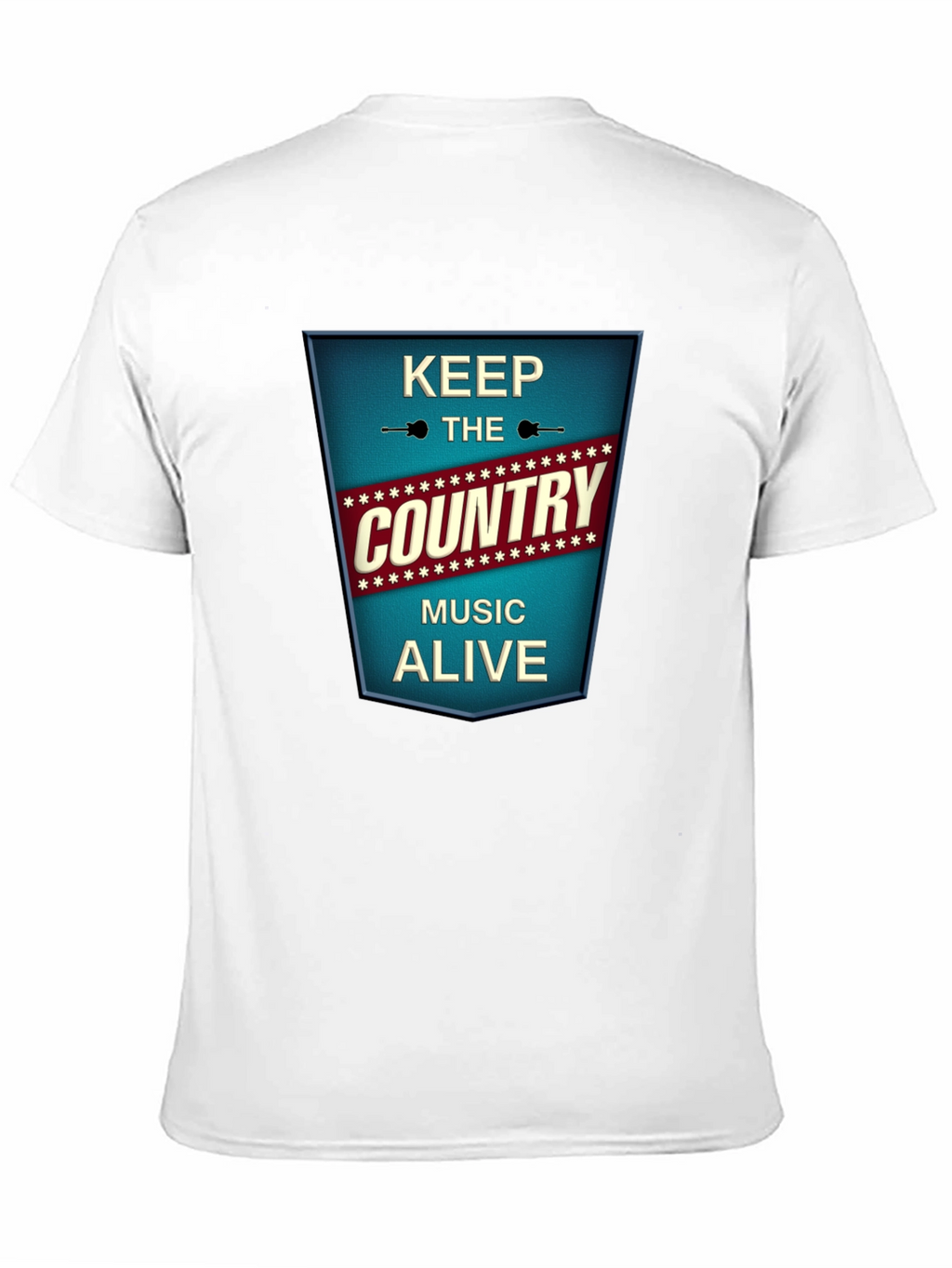 Keep The Country Music Alive Black T-Shirt