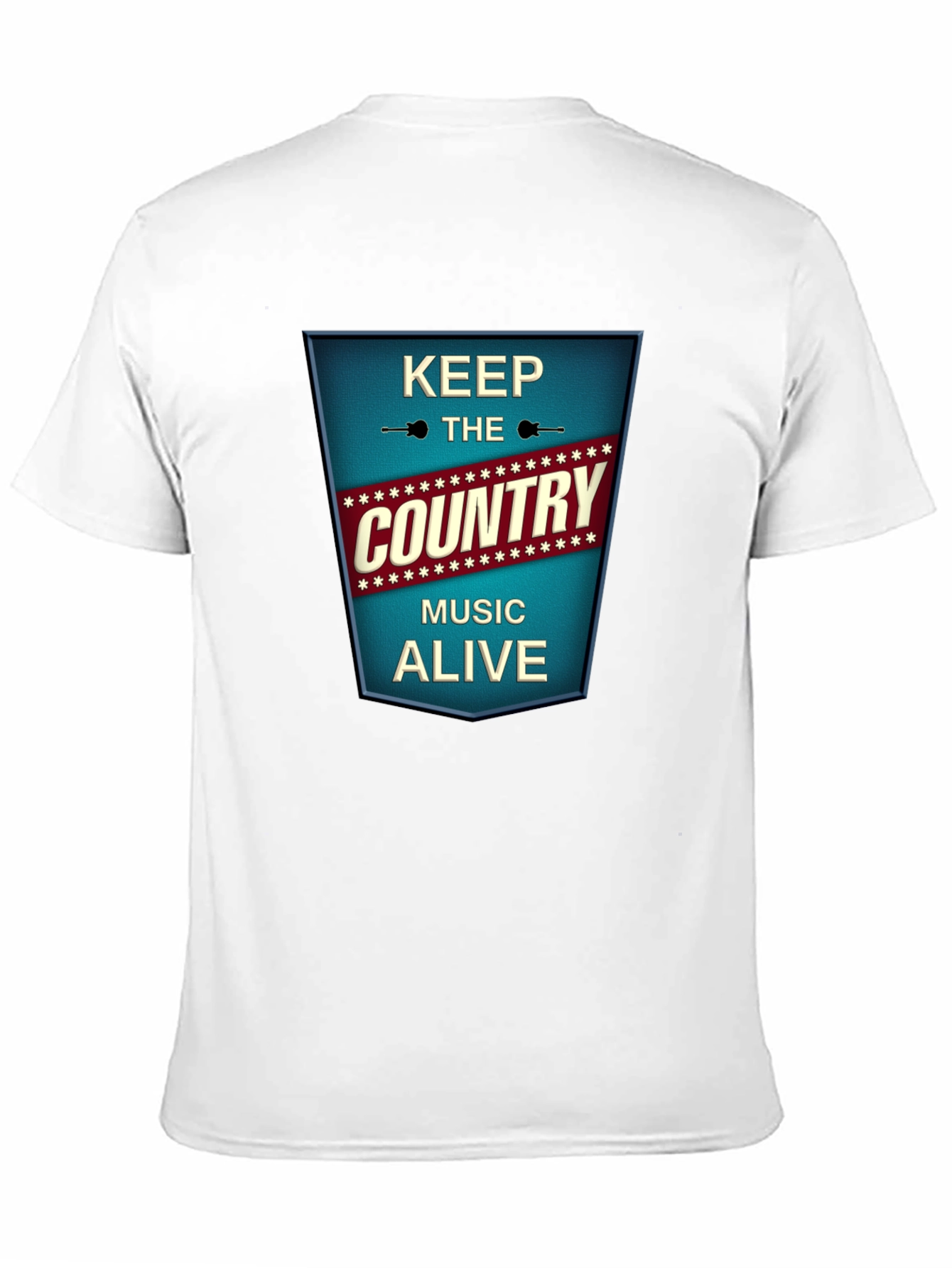 Keep The Country Music Alive Black T-Shirt