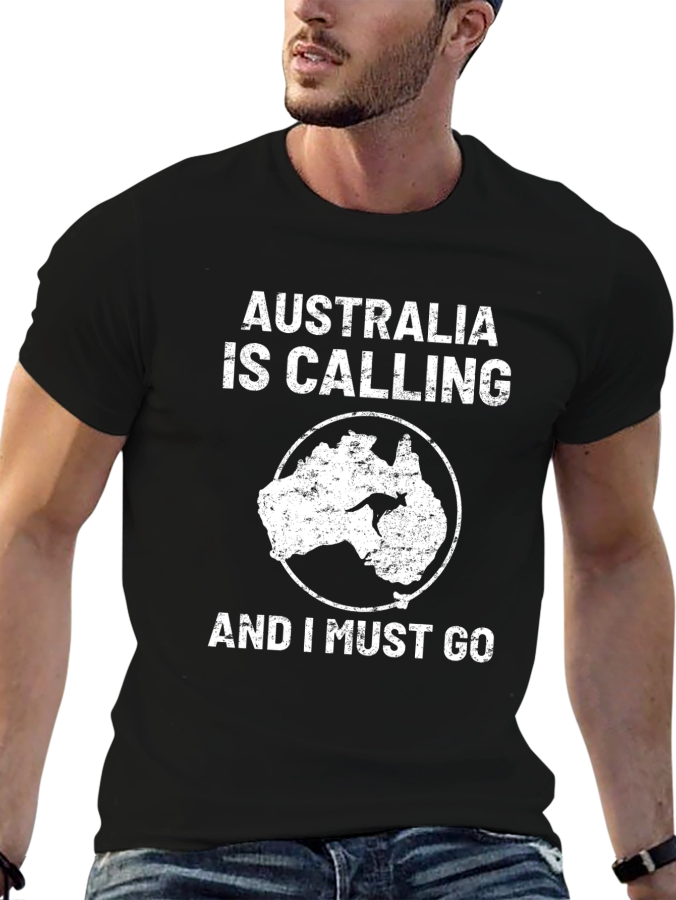 Australia Is Calling Mens Graphic T-Shirt