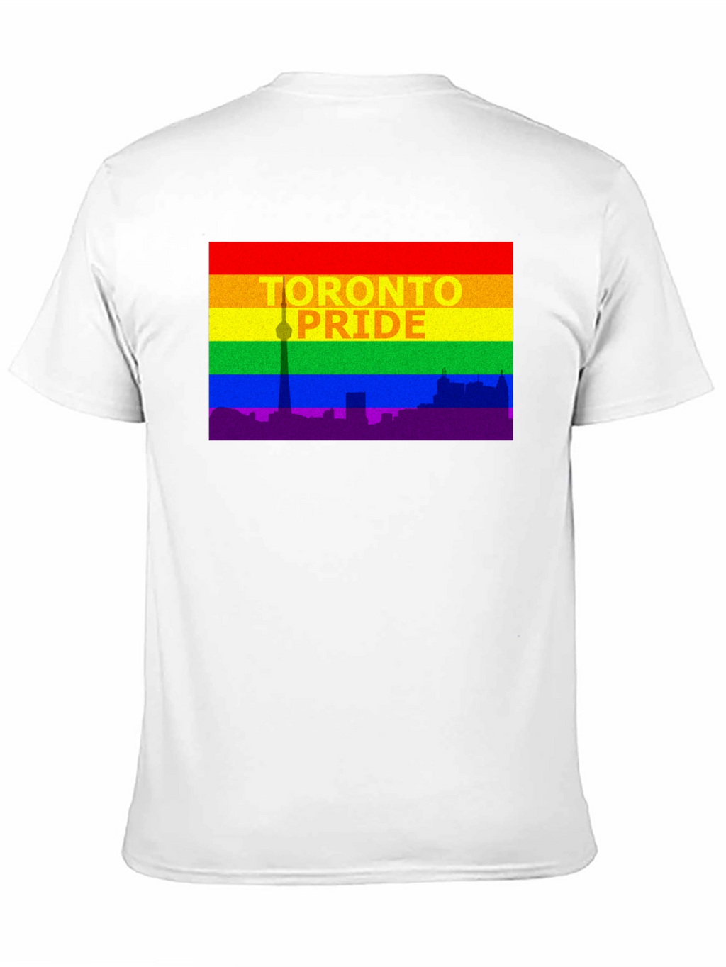 Toronto Pride T-Shirt - Cityscape Rainbow Tee