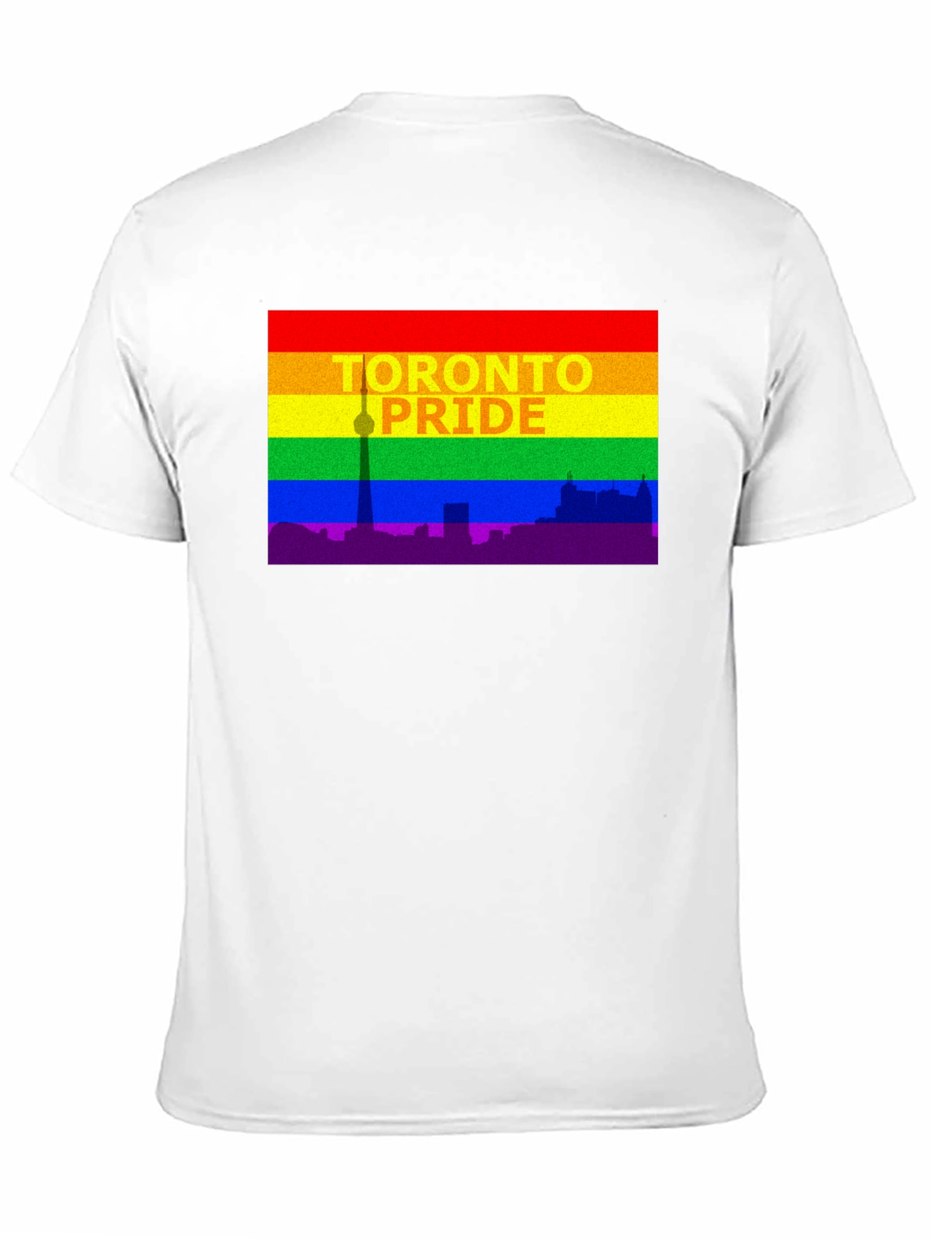 Toronto Pride T-Shirt - Cityscape Rainbow Tee