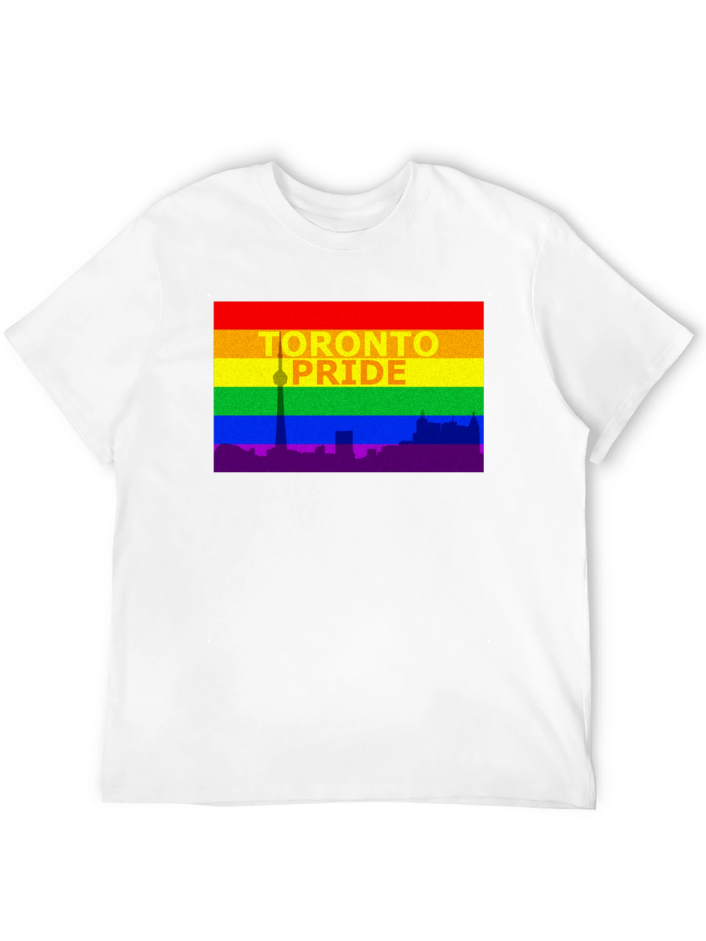 Toronto Pride T-Shirt - Cityscape Rainbow Tee