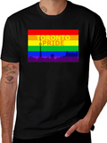 Toronto Pride T-Shirt - Cityscape Rainbow Tee