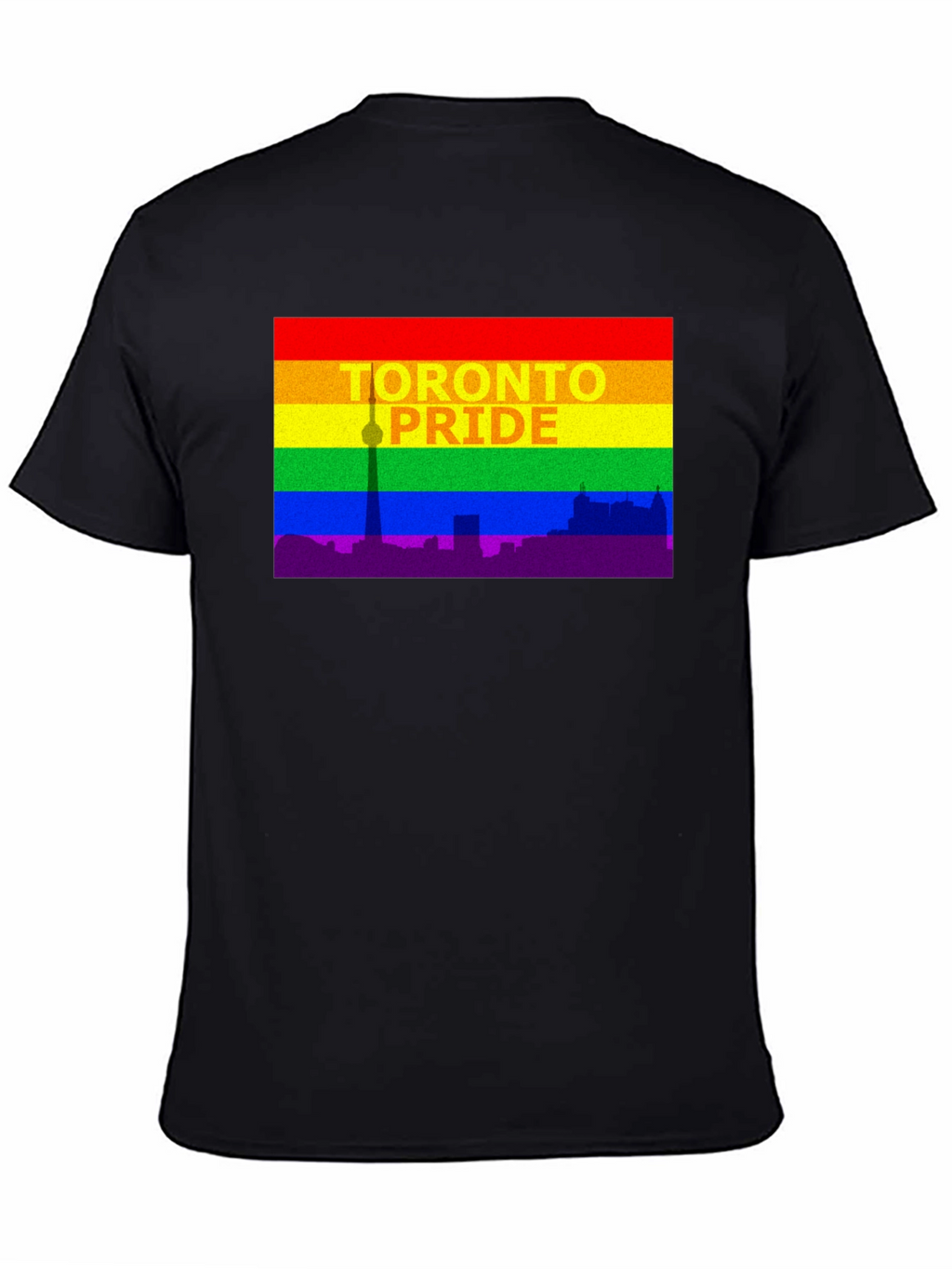 Toronto Pride T-Shirt - Cityscape Rainbow Tee
