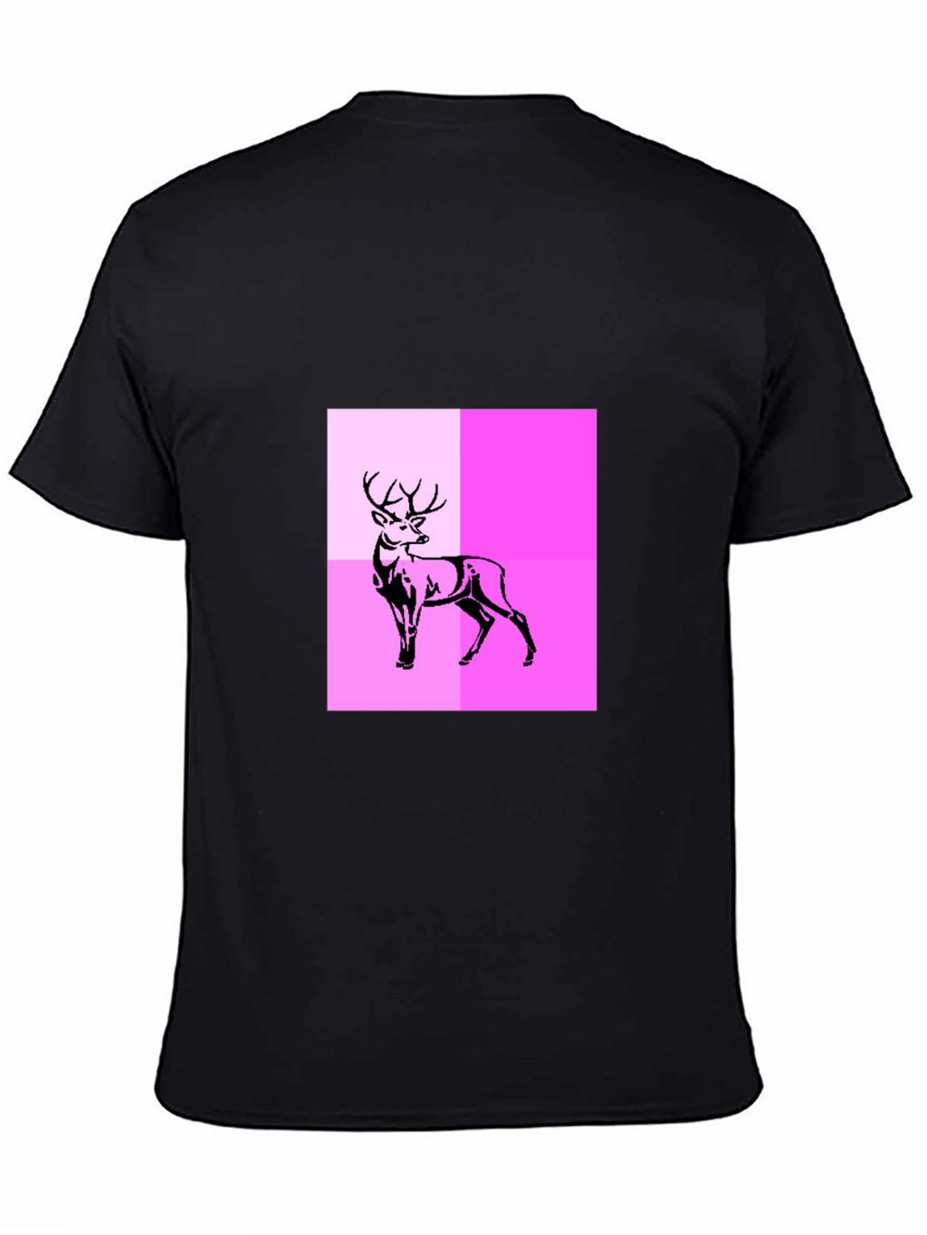 Deer Graphic Tee - Modern Abstract Design