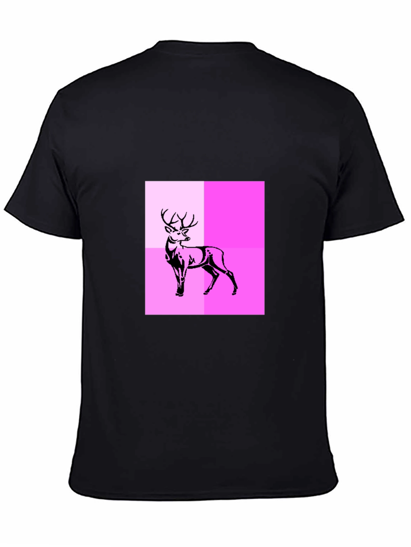 Deer Graphic Tee - Modern Abstract Design