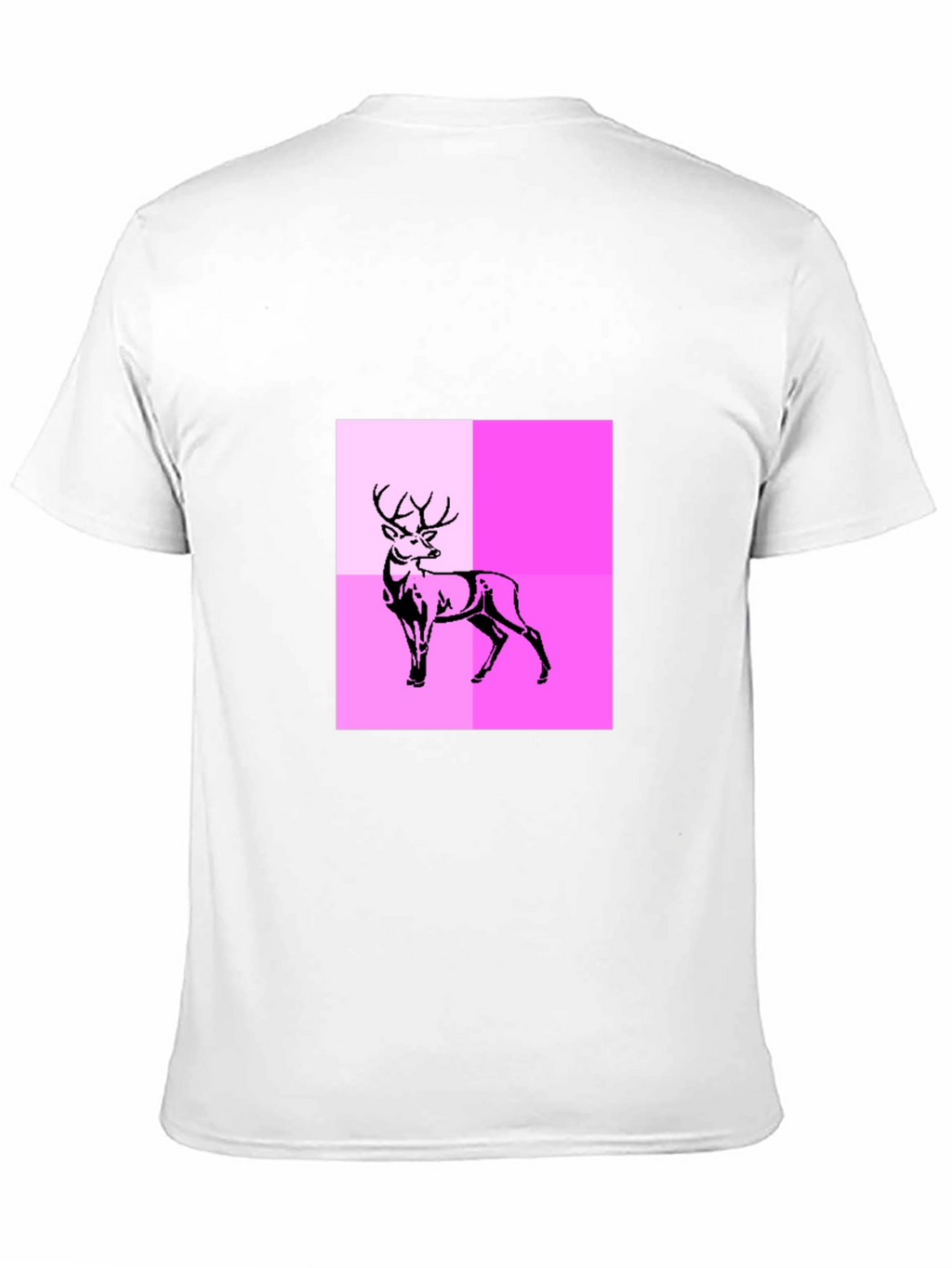 Deer Graphic Tee - Modern Abstract Design