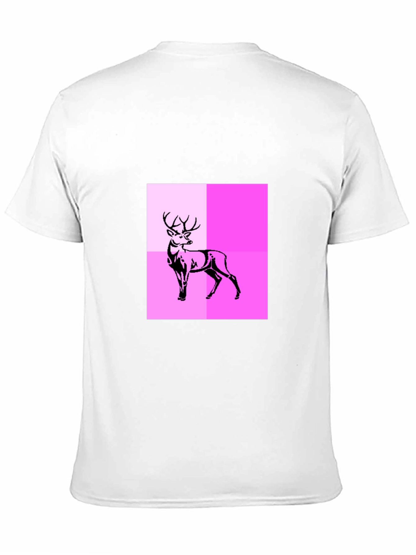 Deer Graphic Tee - Modern Abstract Design