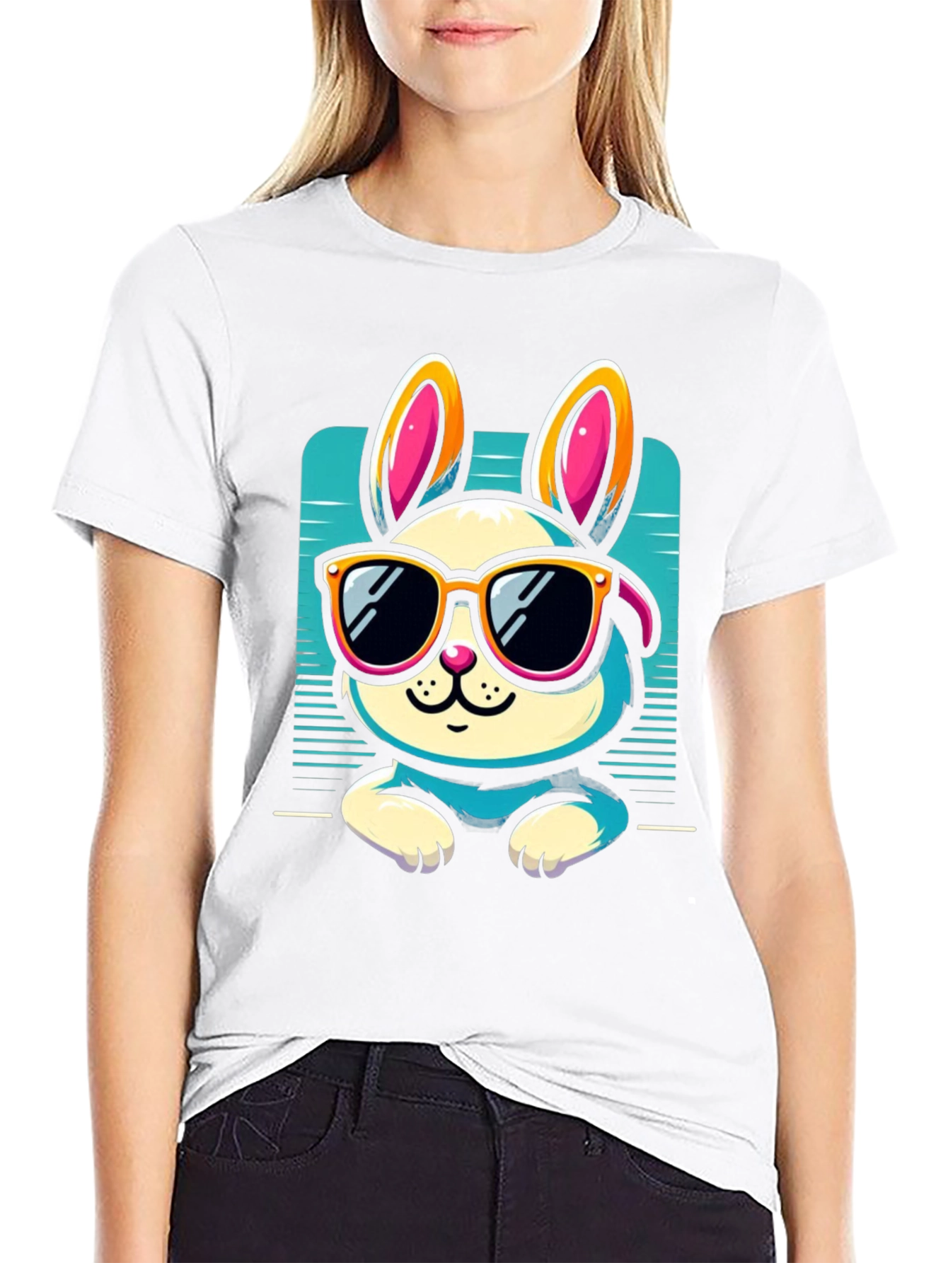Cool Bunny Graphic Tee