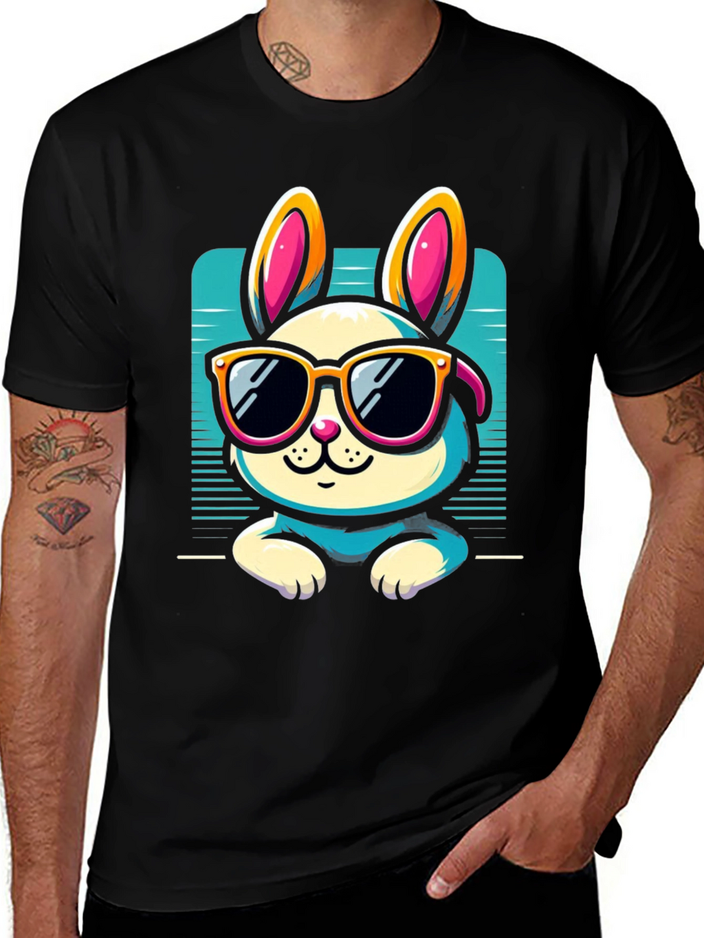 Cool Bunny Graphic Tee