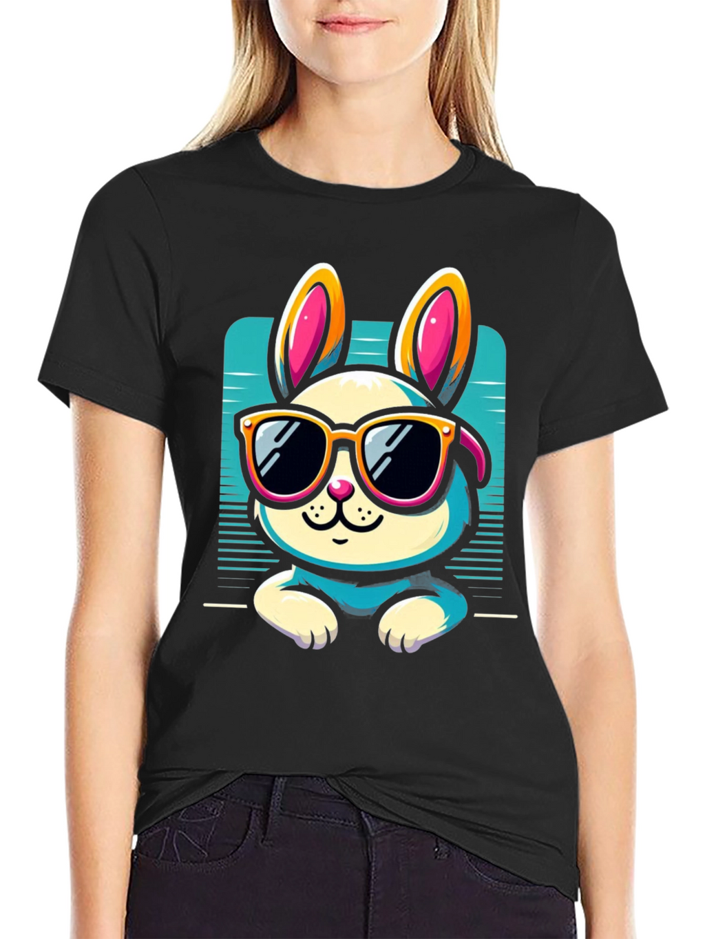 Cool Bunny Graphic Tee