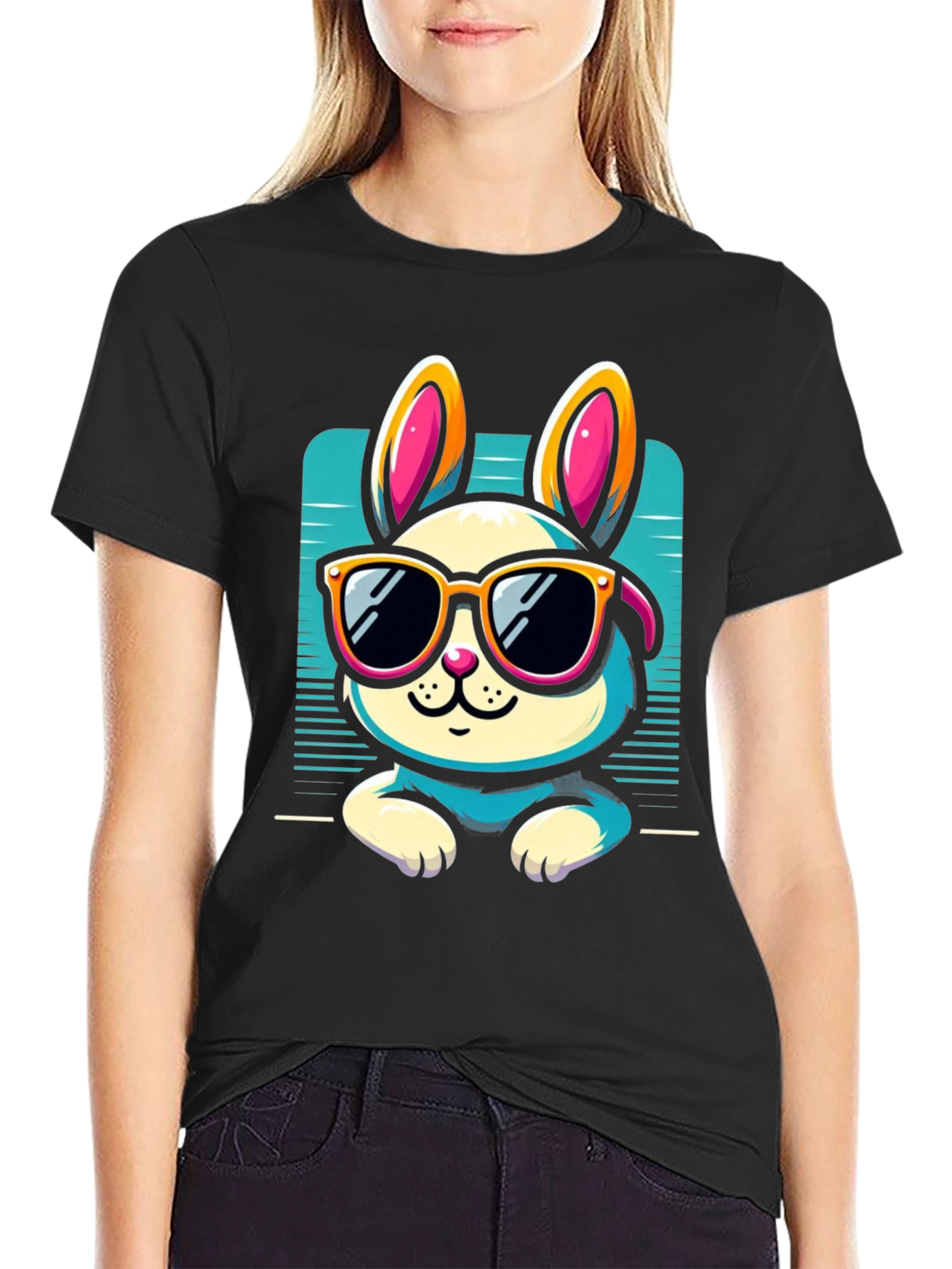 Cool Bunny Graphic Tee