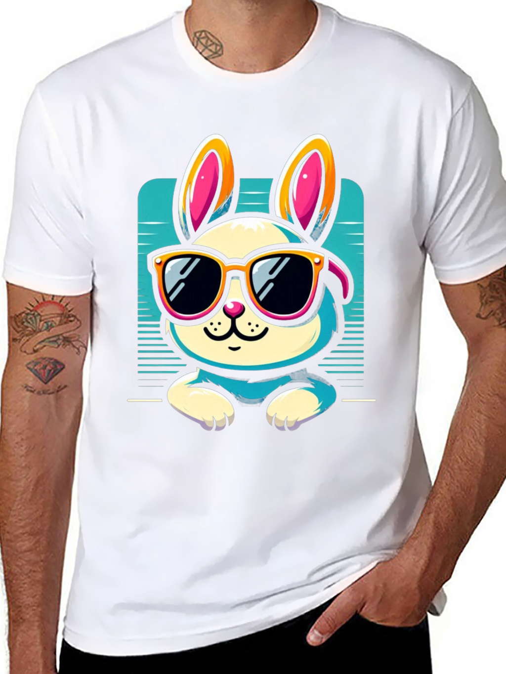 Cool Bunny Graphic Tee