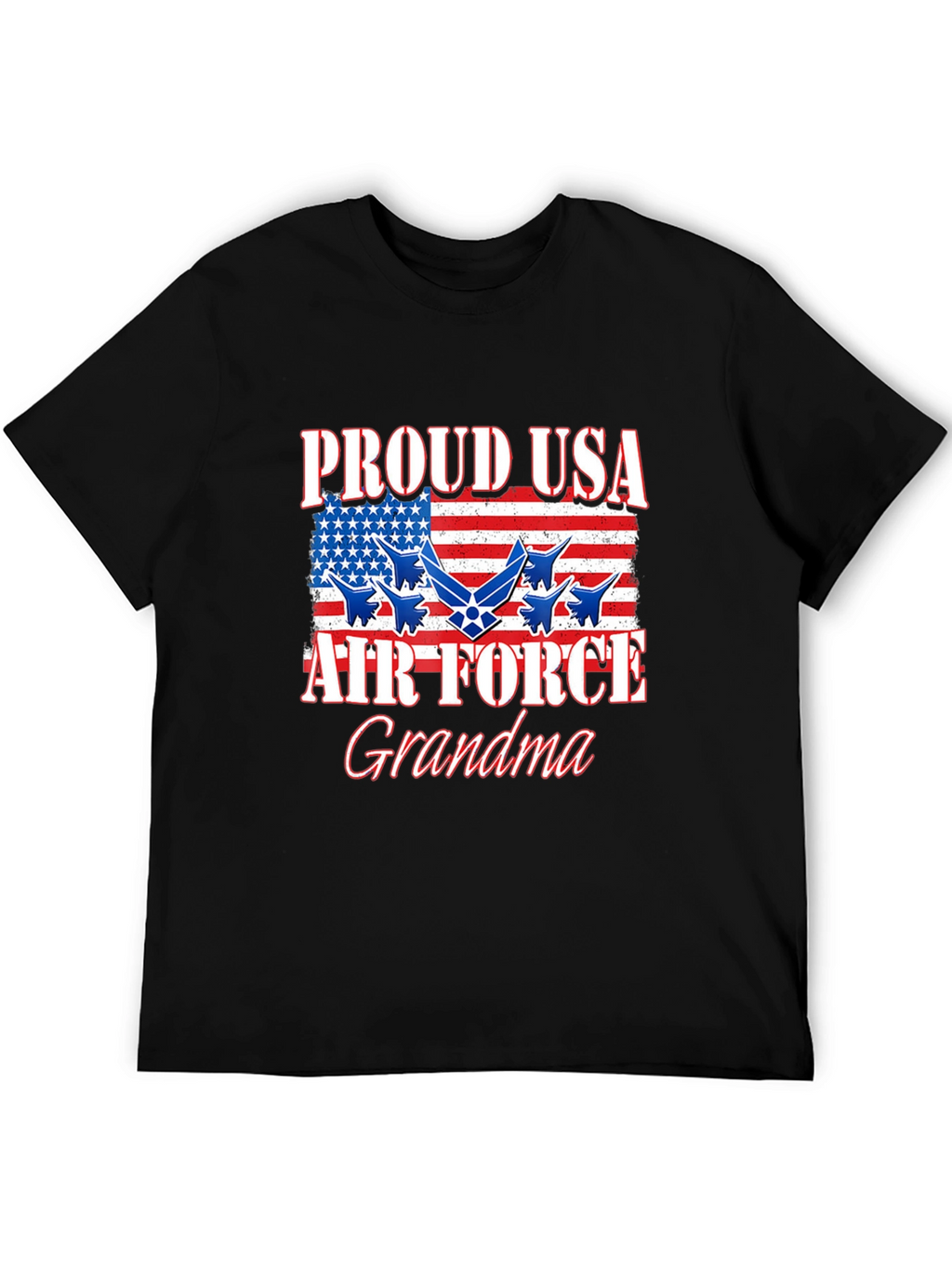 Proud USA Air Force Grandma T-Shirt