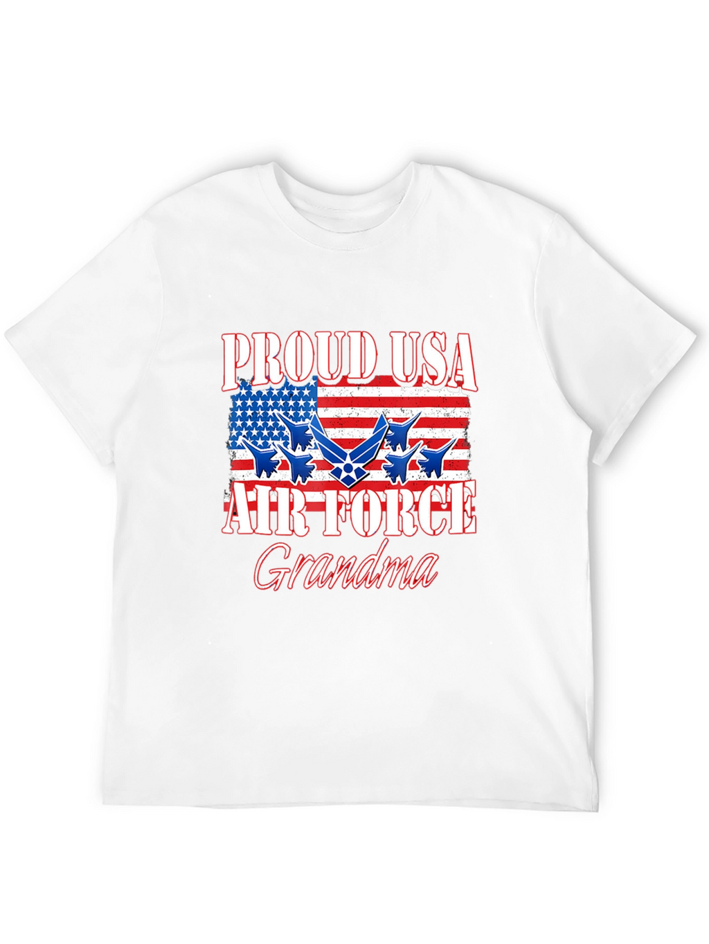Proud USA Air Force Grandma T-Shirt