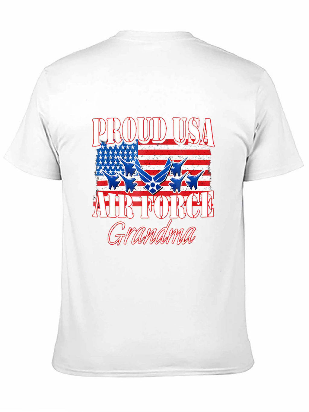 Proud USA Air Force Grandma T-Shirt