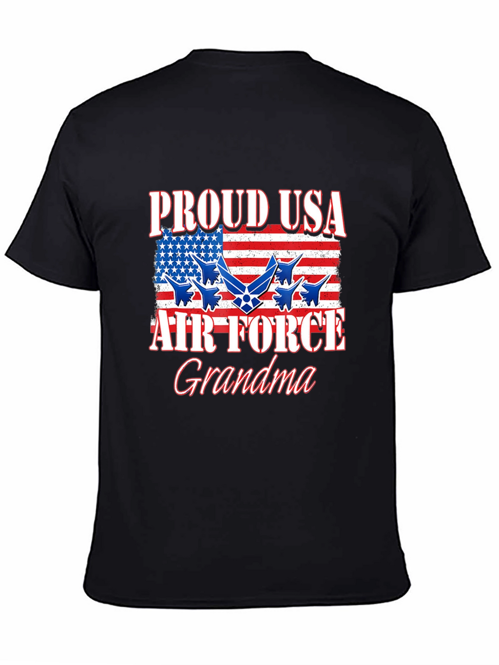 Proud USA Air Force Grandma T-Shirt