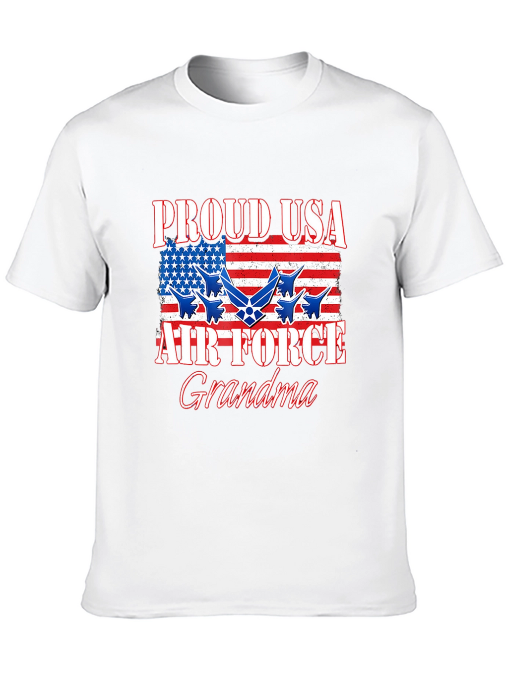 Proud USA Air Force Grandma T-Shirt