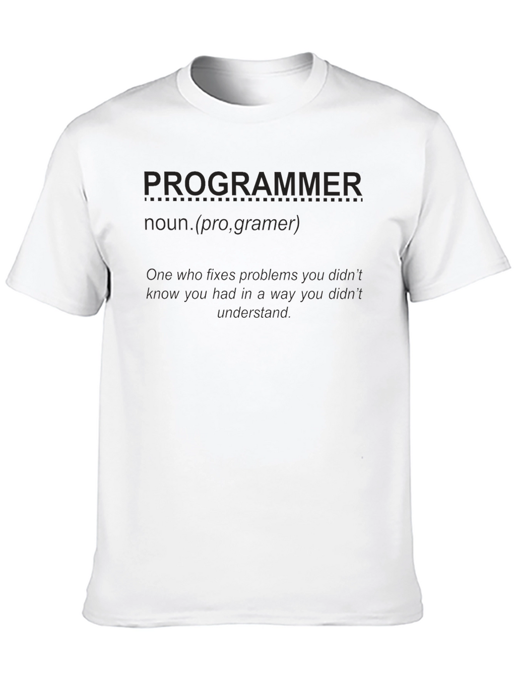Programmer Definition Black T-Shirt
