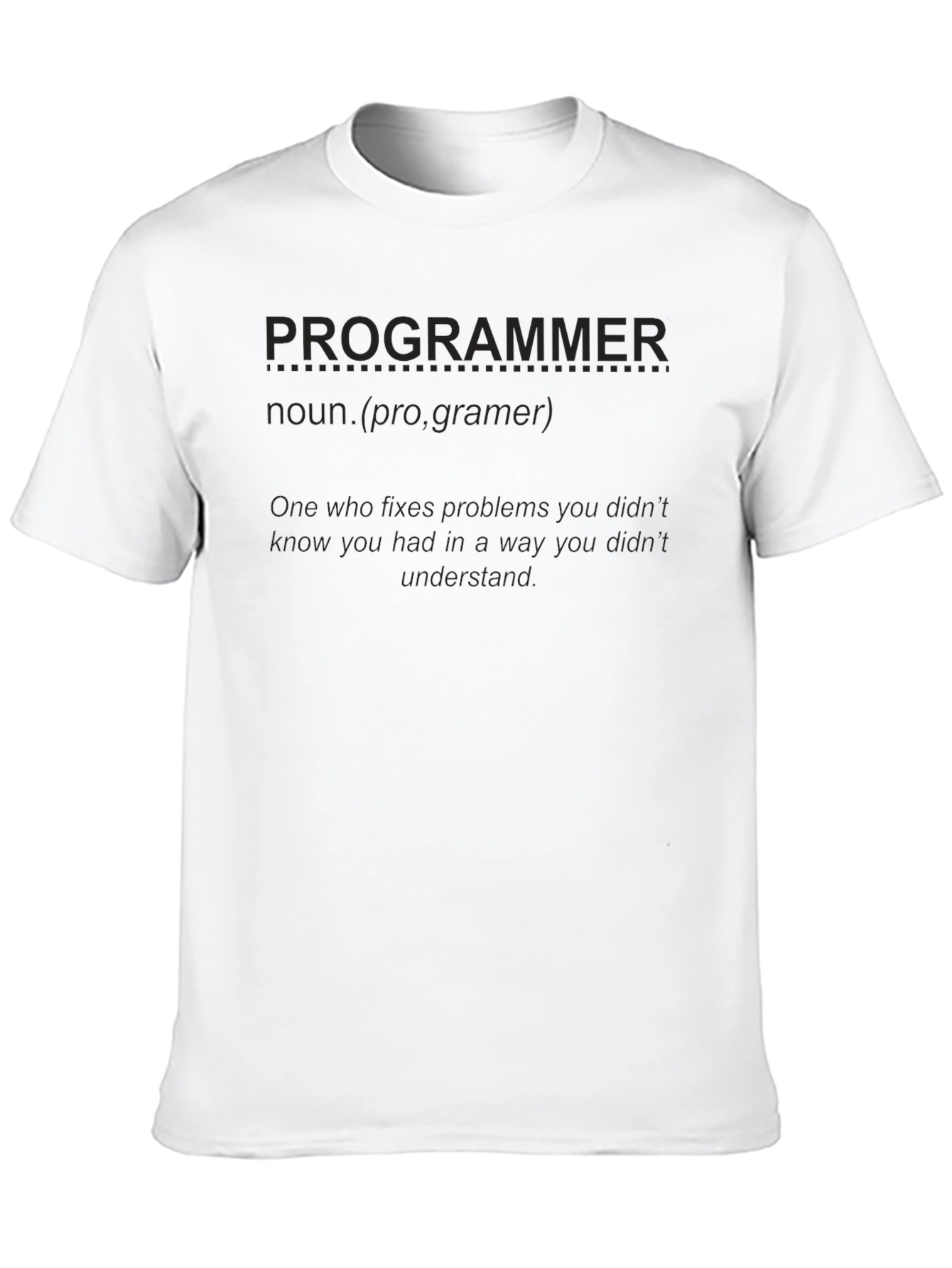 Programmer Definition Black T-Shirt