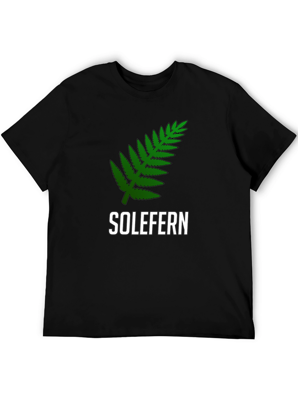Solefern Graphic Tee - Black Cotton T-Shirt