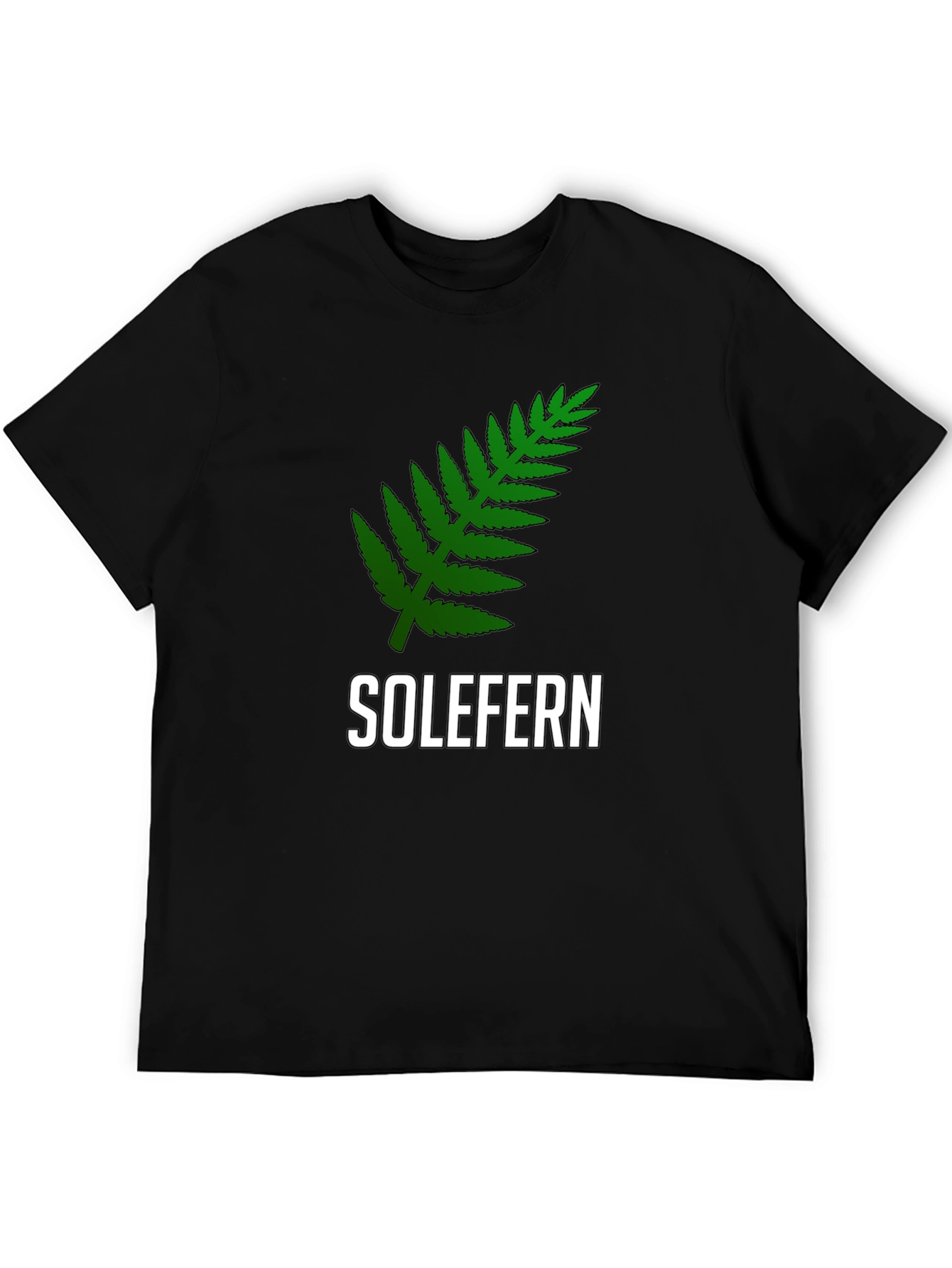 Solefern Graphic Tee - Black Cotton T-Shirt