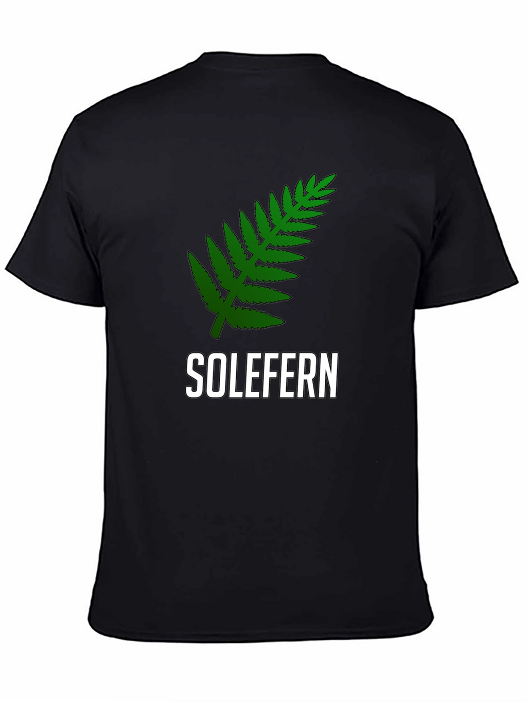 Solefern Graphic Tee - Black Cotton T-Shirt