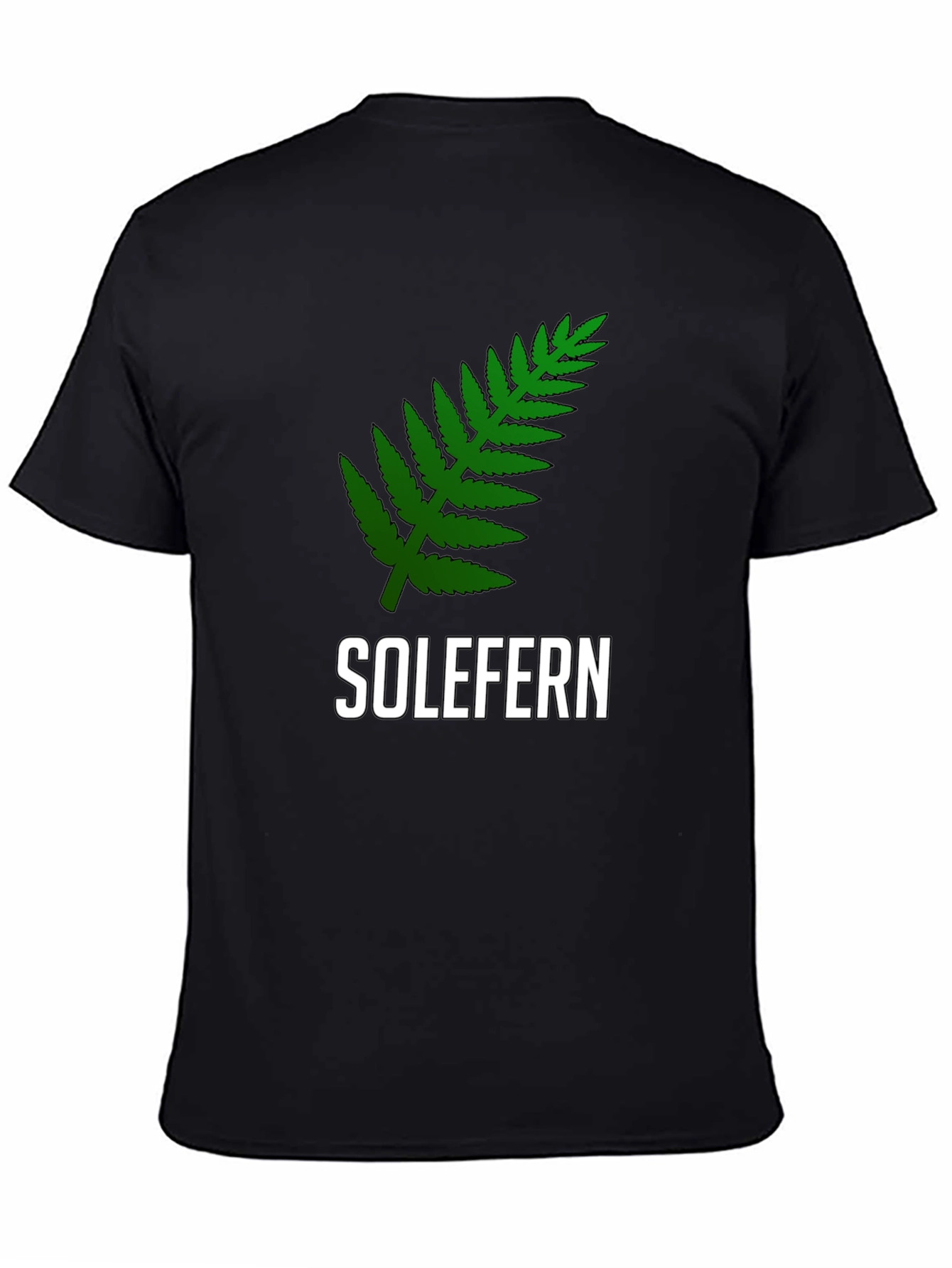 Solefern Graphic Tee - Black Cotton T-Shirt