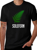 Solefern Graphic Tee - Black Cotton T-Shirt