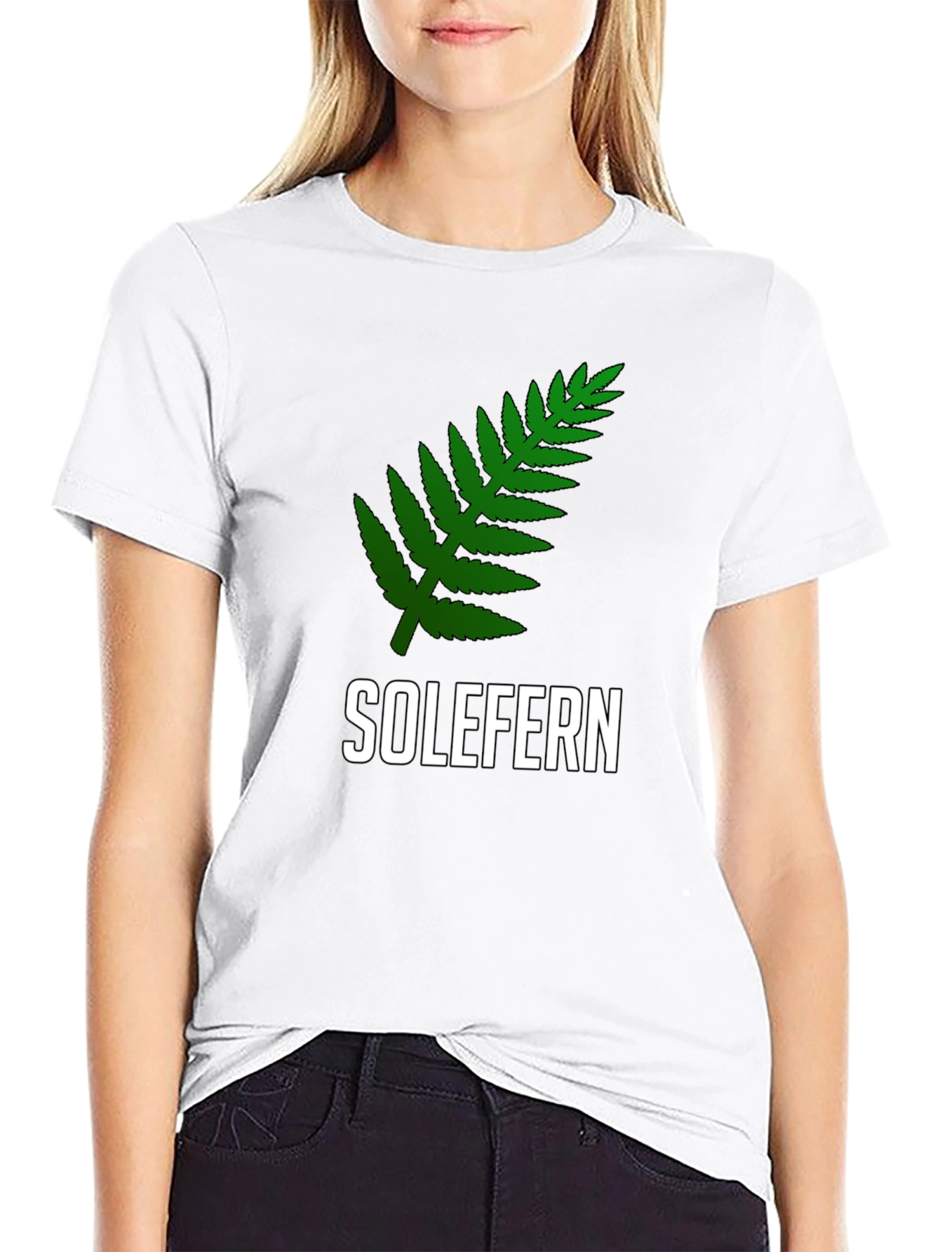 Solefern Graphic Tee - Black Cotton T-Shirt