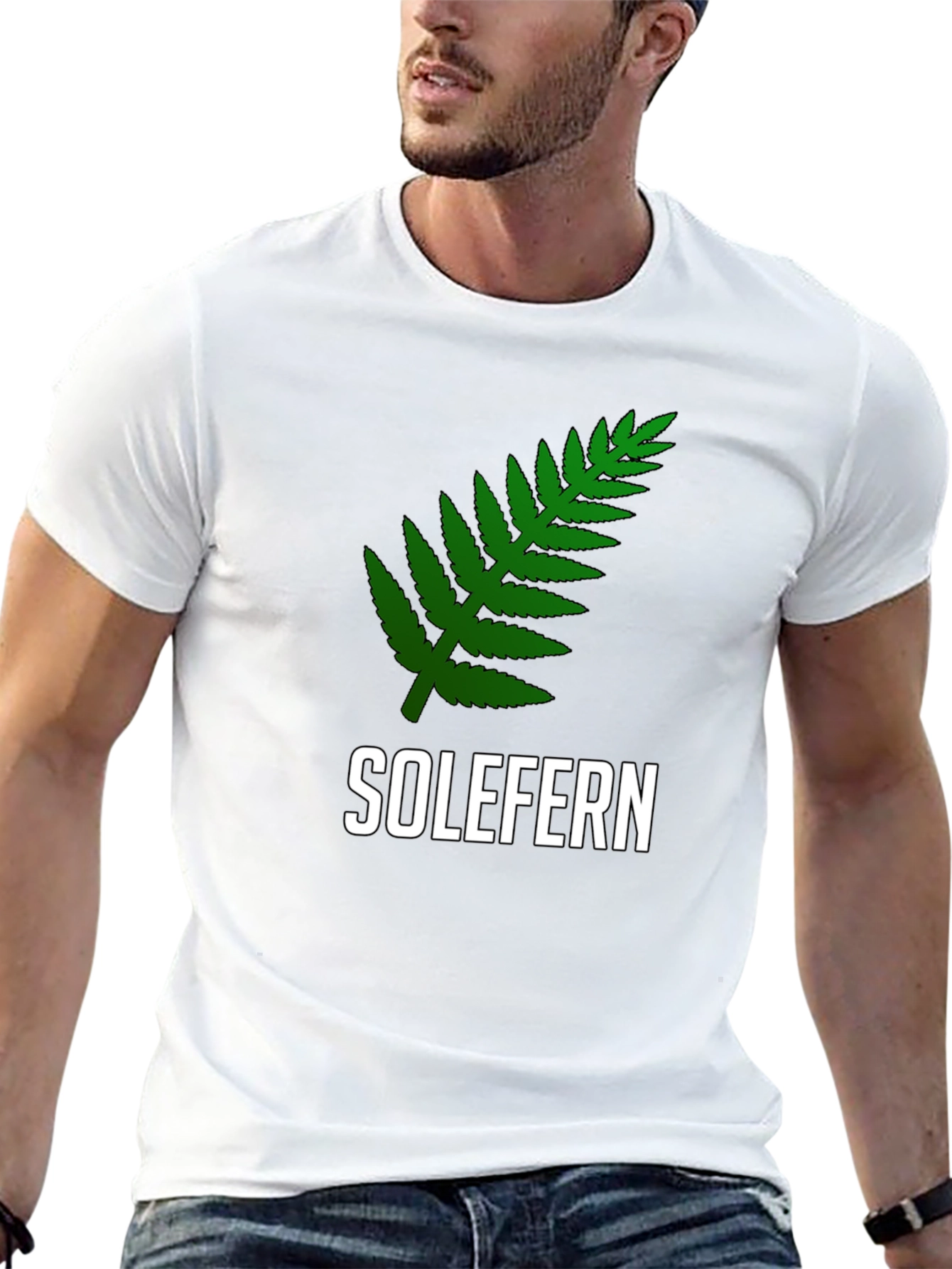 Solefern Graphic Tee - Black Cotton T-Shirt