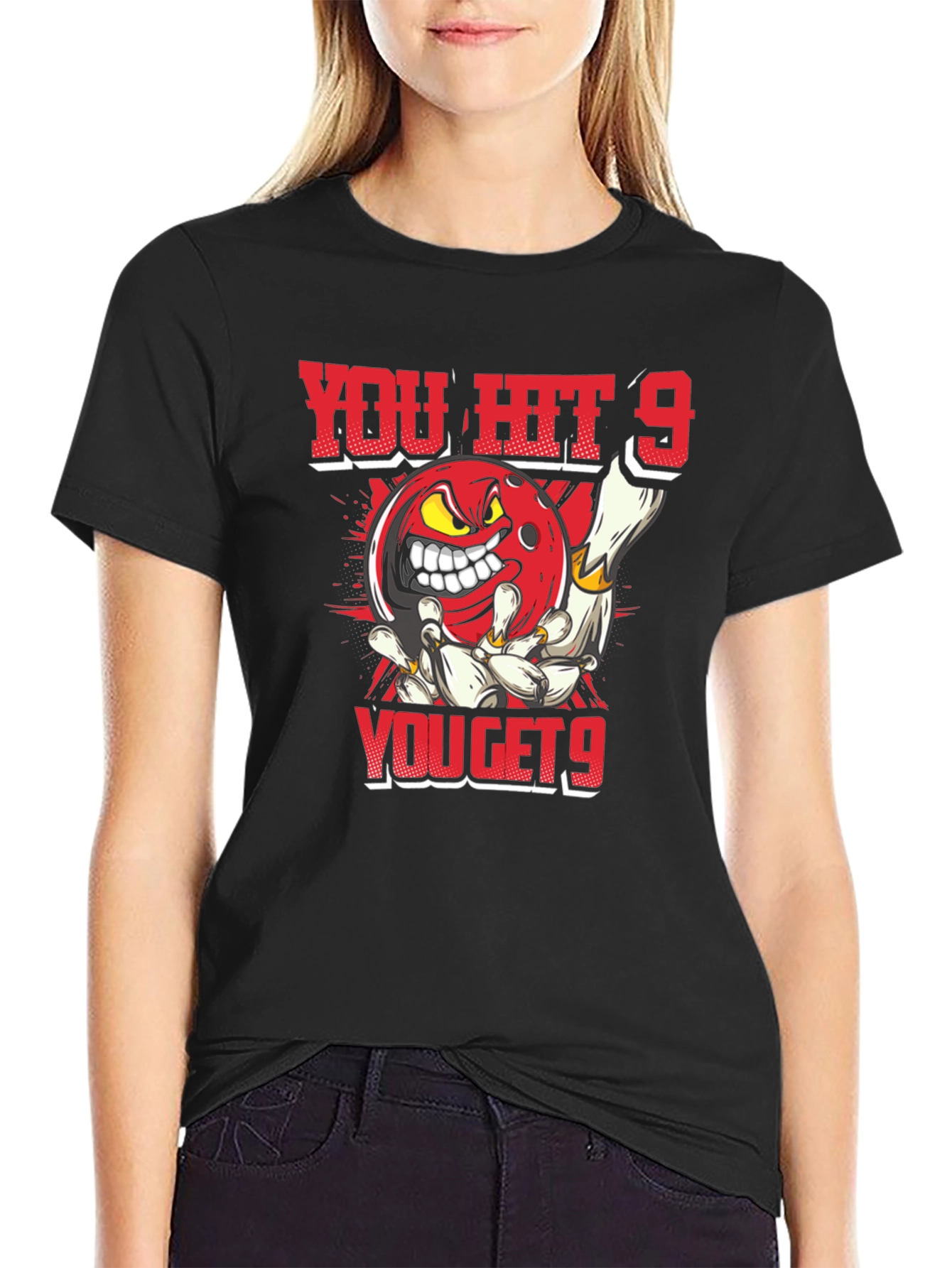 You Hit 9 You Get 9 Bowling T-Shirt