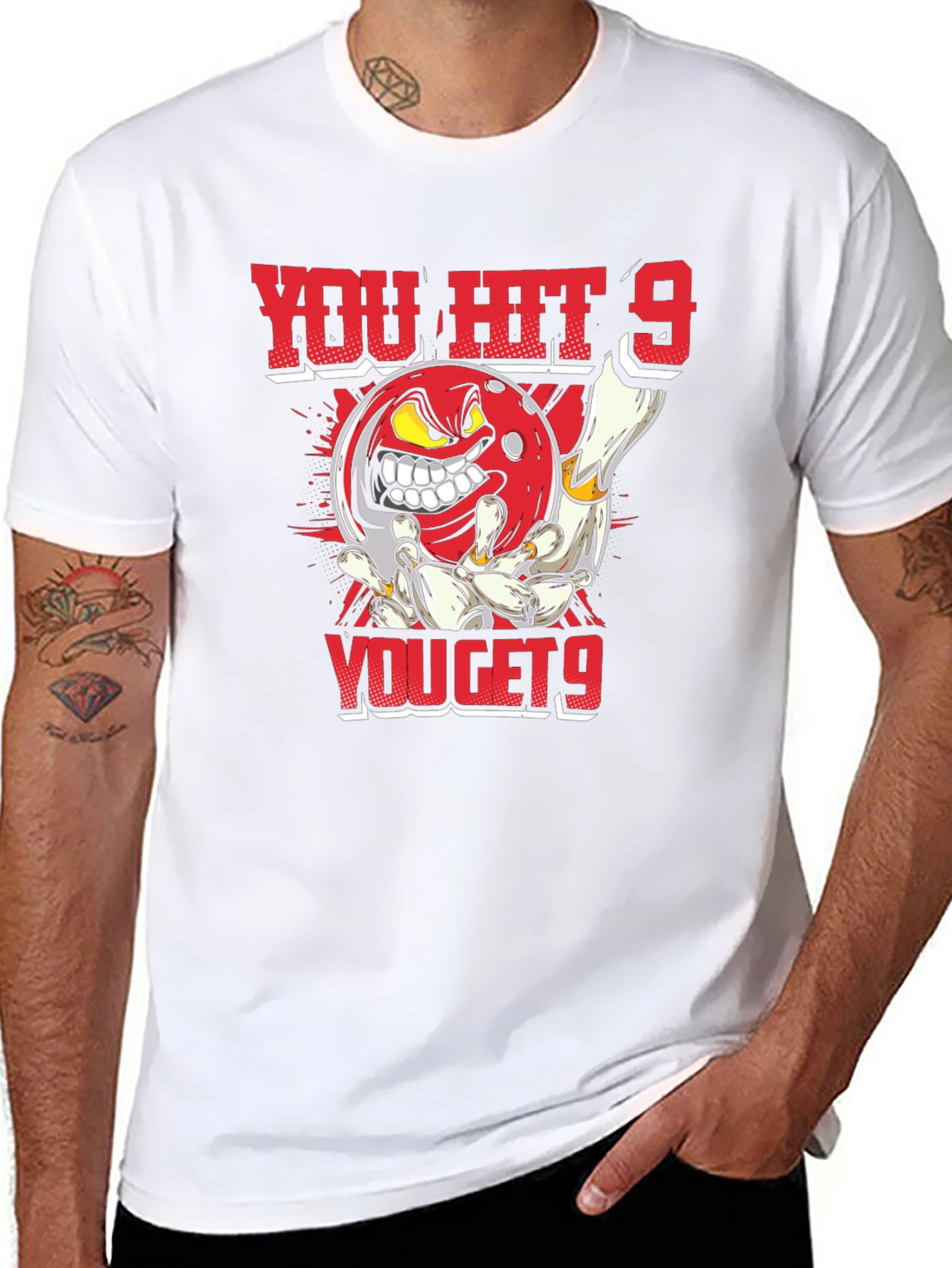 You Hit 9 You Get 9 Bowling T-Shirt