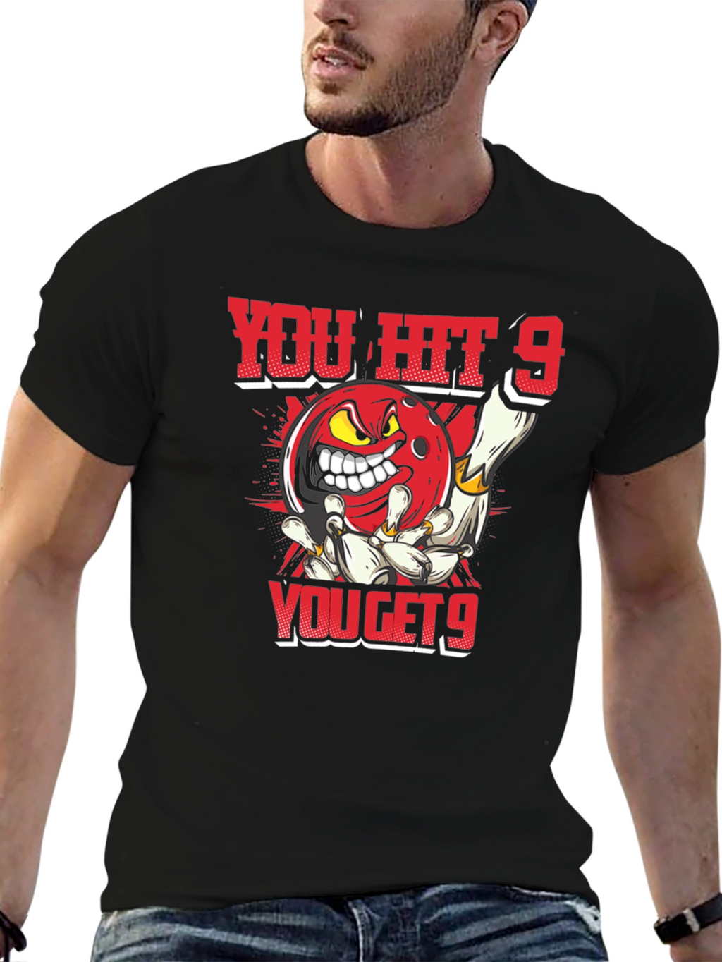 You Hit 9 You Get 9 Bowling T-Shirt