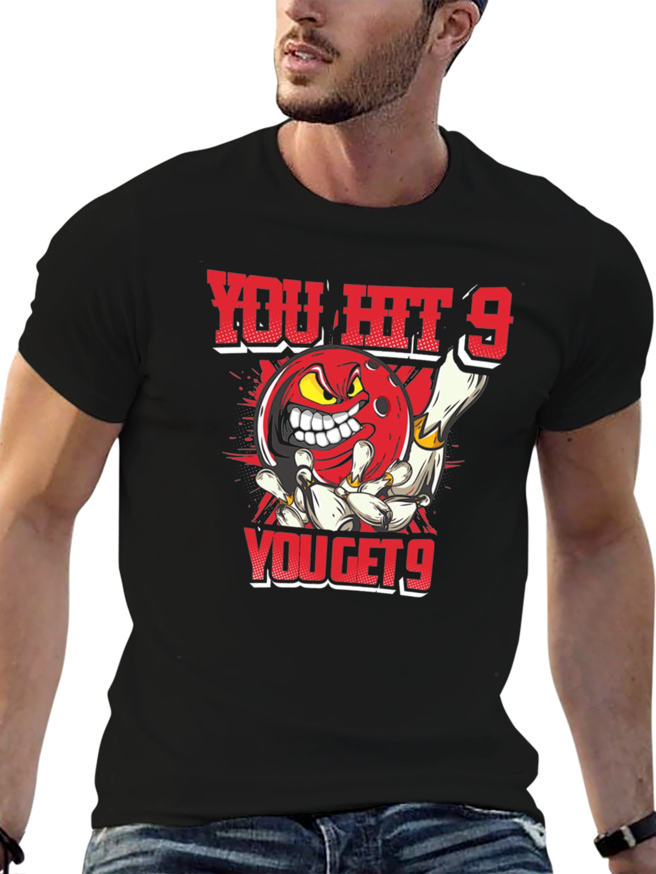 You Hit 9 You Get 9 Bowling T-Shirt
