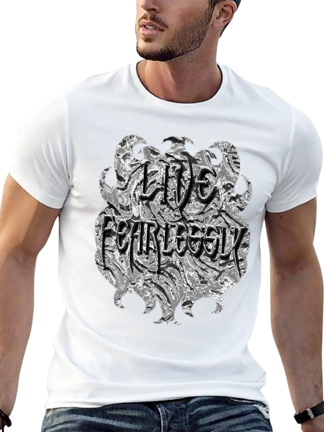 Live Fearlessly Graphic T-Shirt