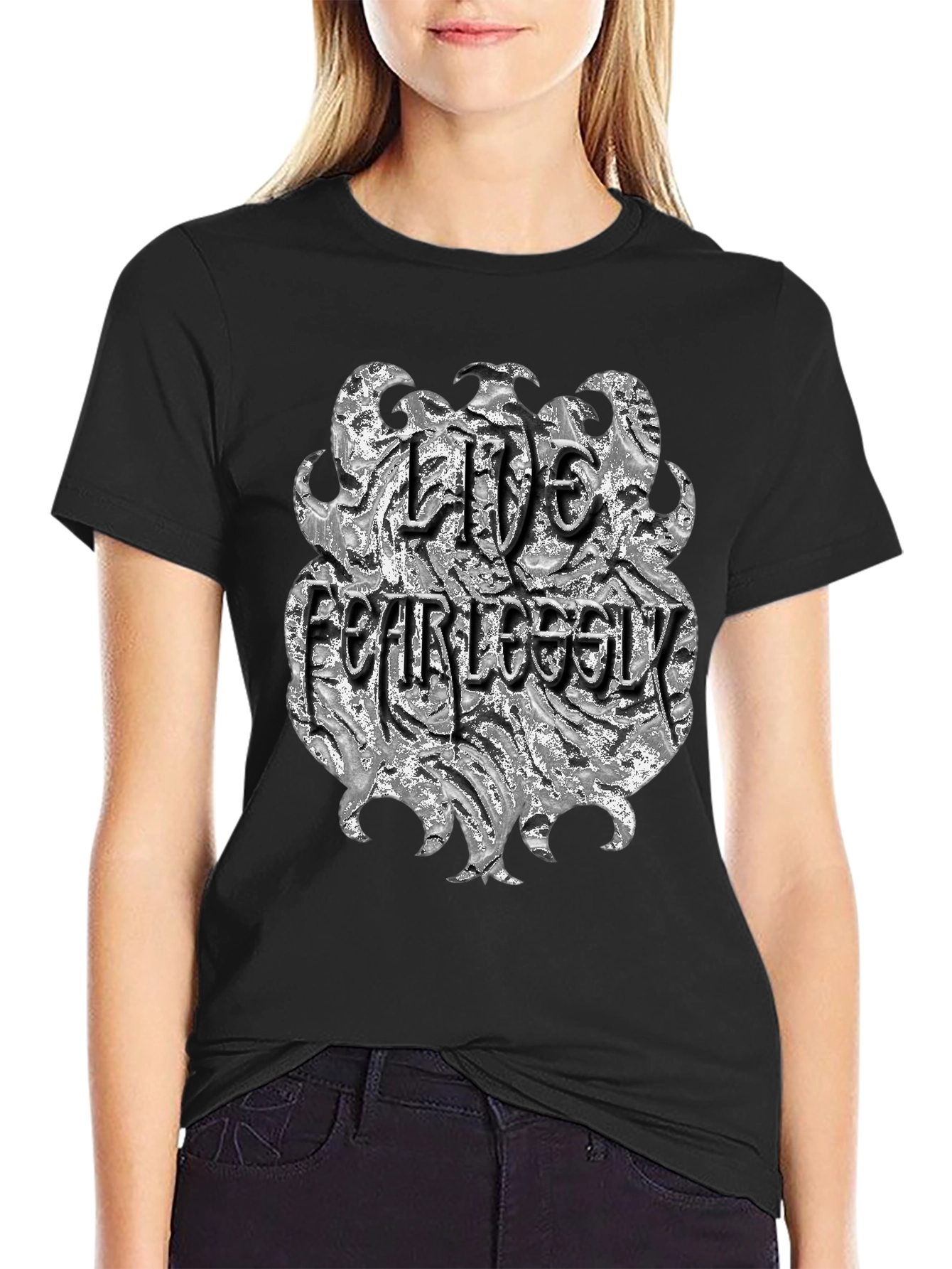 Live Fearlessly Graphic T-Shirt