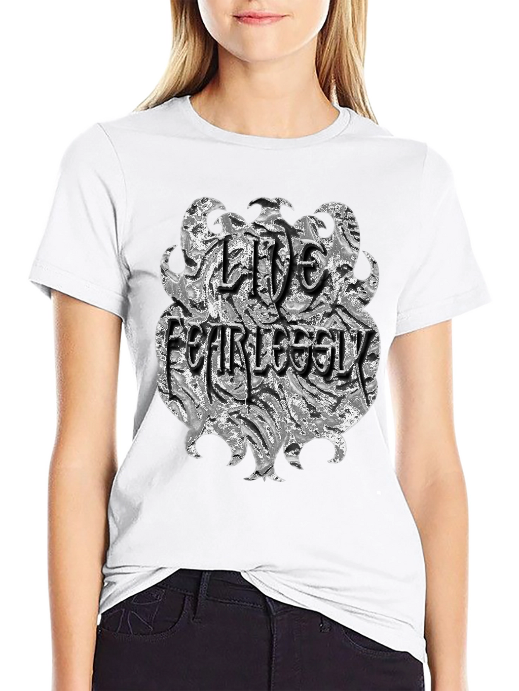 Live Fearlessly Graphic T-Shirt