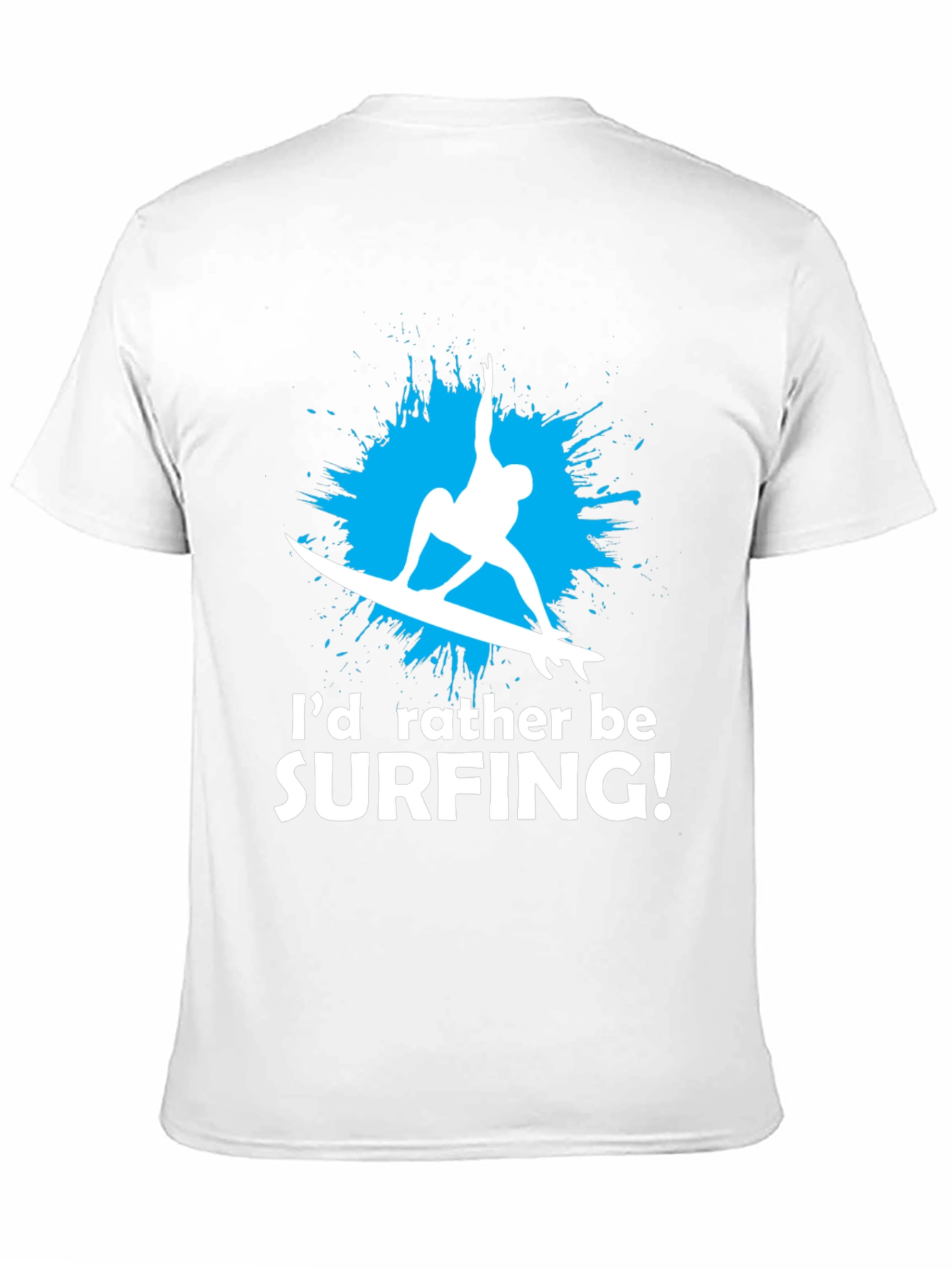 Surfing T-Shirt - Id Rather Be Surfing Graphic Tee