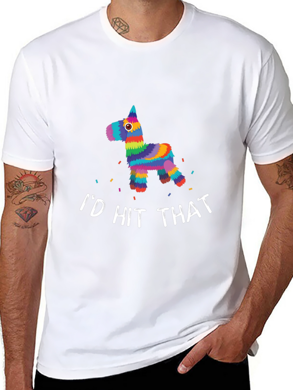 Id Hit That Piñata T-Shirt - Funny Fiesta Tee