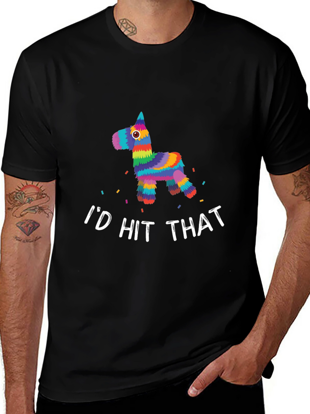 Id Hit That Piñata T-Shirt - Funny Fiesta Tee