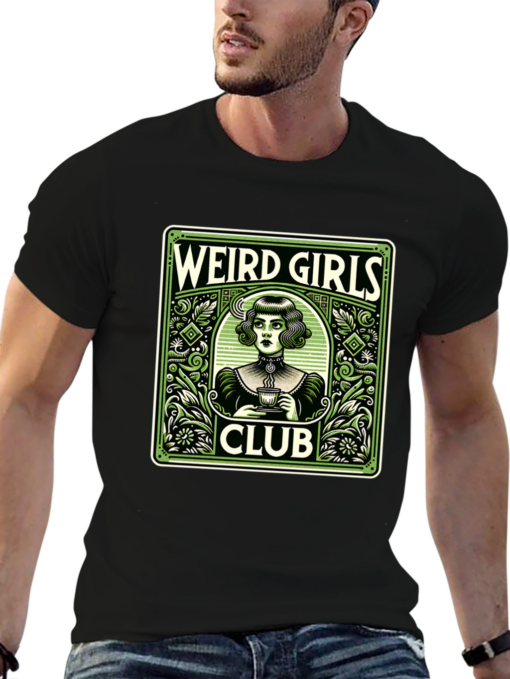 Weird Girls Club Graphic Tee - Retro Style
