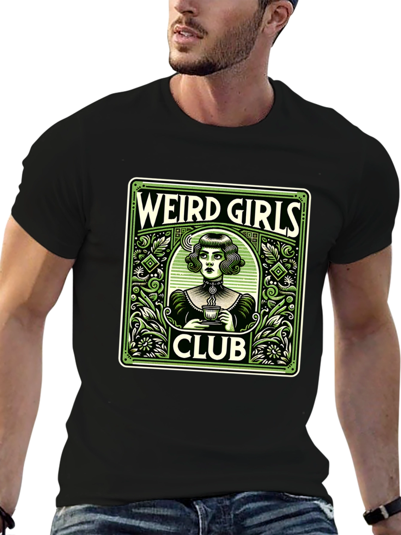 Weird Girls Club Graphic Tee - Retro Style