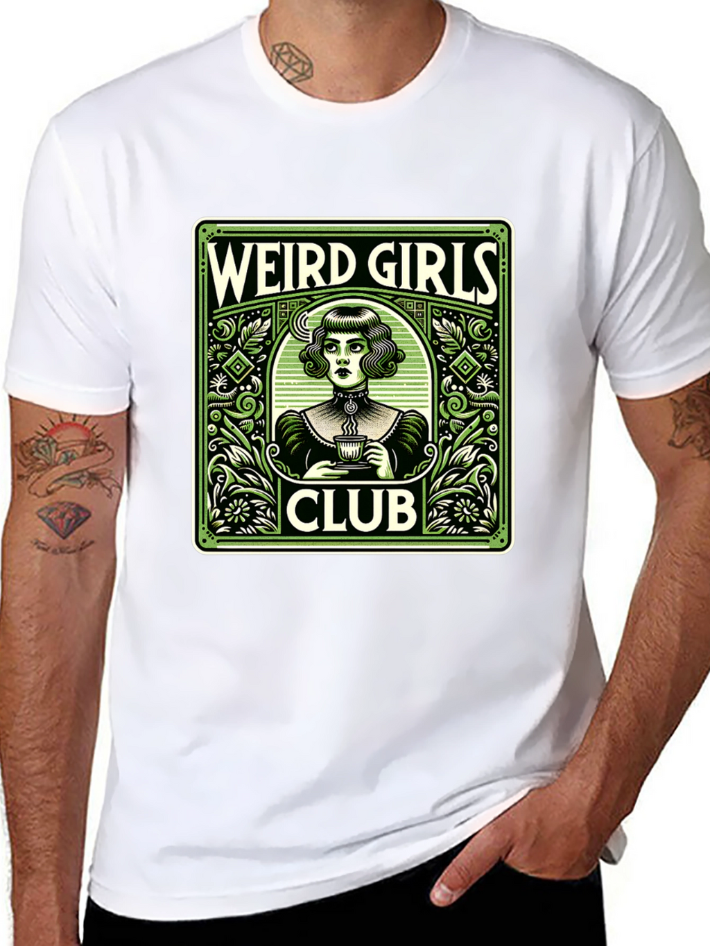 Weird Girls Club Graphic Tee - Retro Style