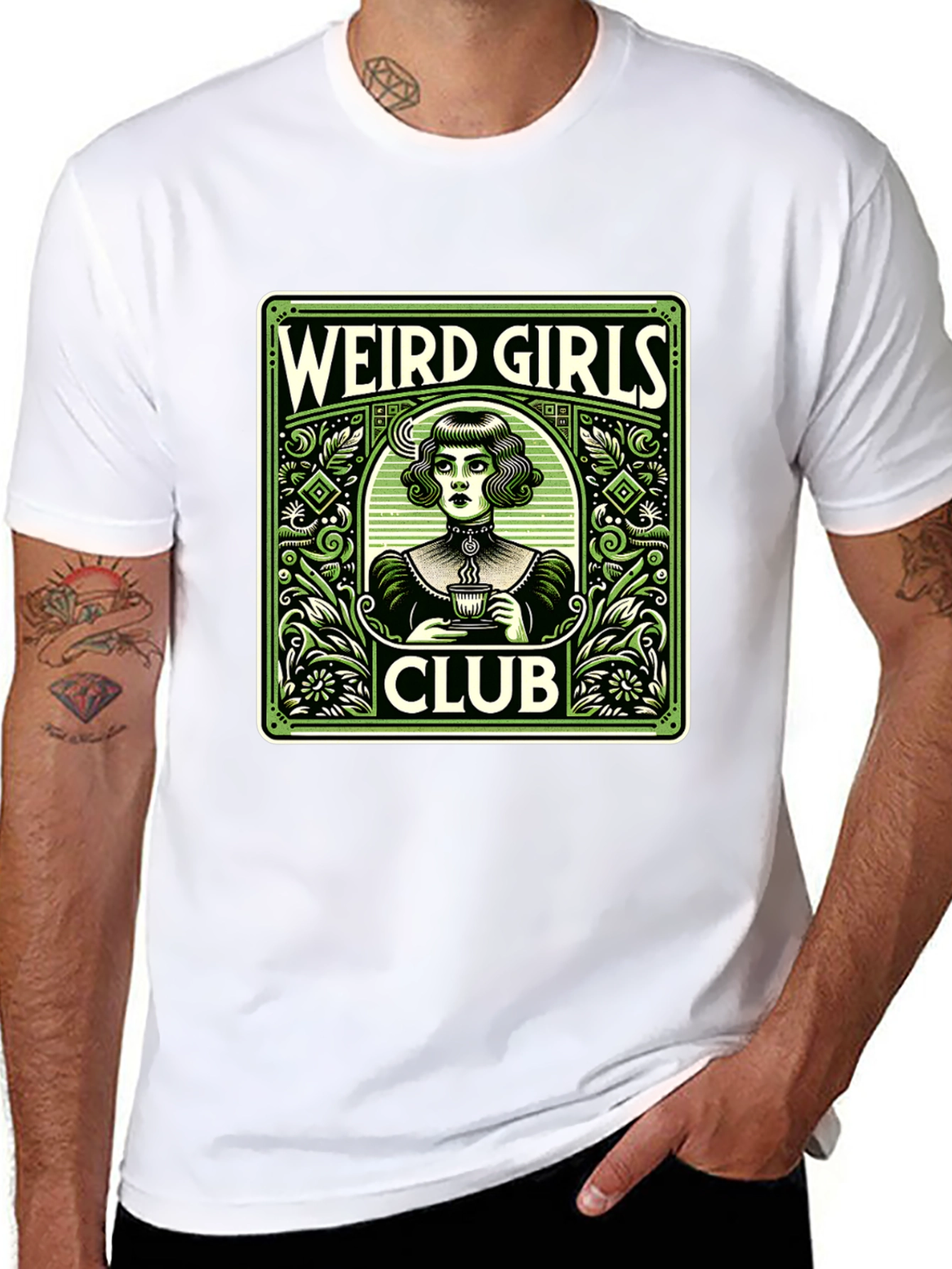Weird Girls Club Graphic Tee - Retro Style