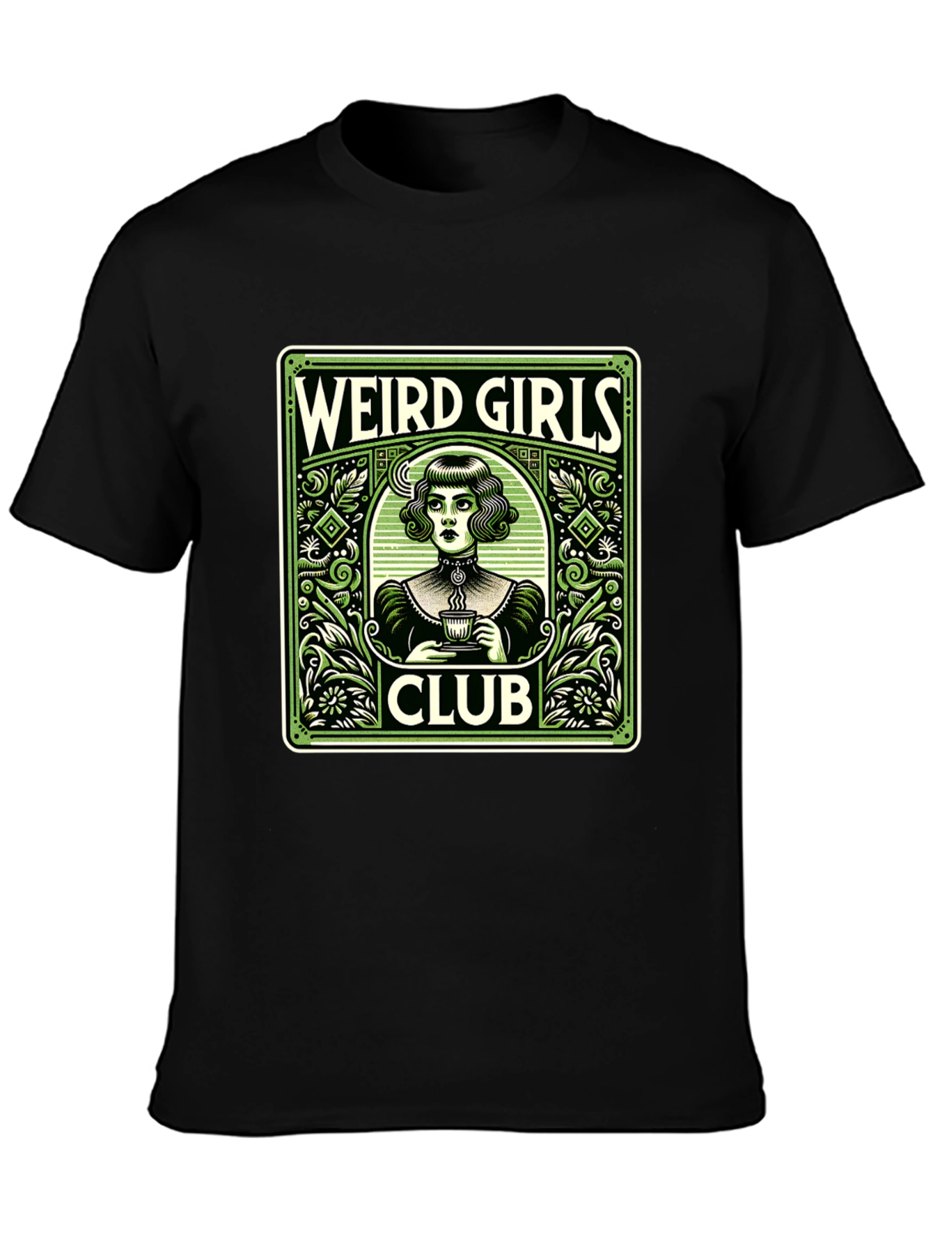 Weird Girls Club Graphic Tee - Retro Style