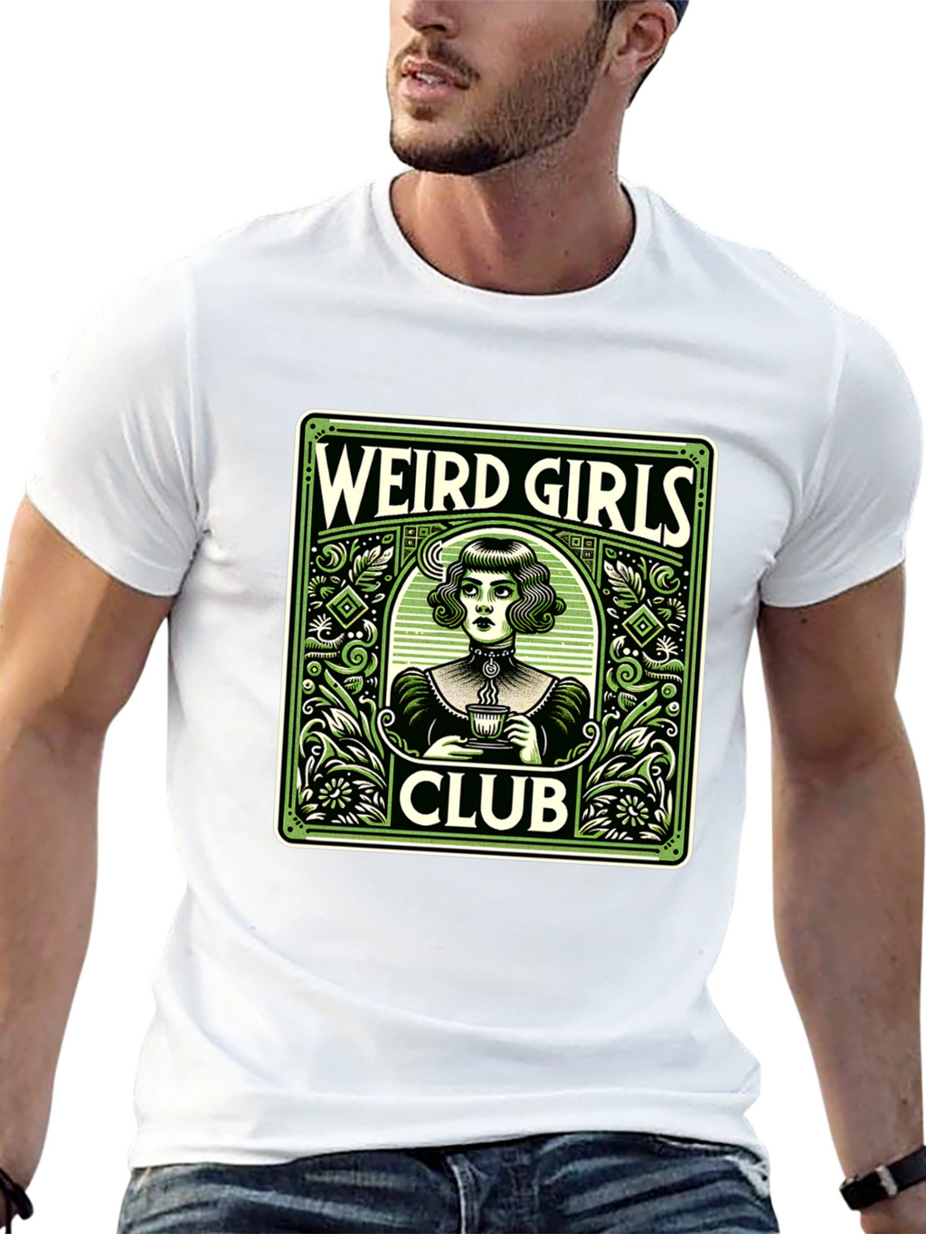 Weird Girls Club Graphic Tee - Retro Style