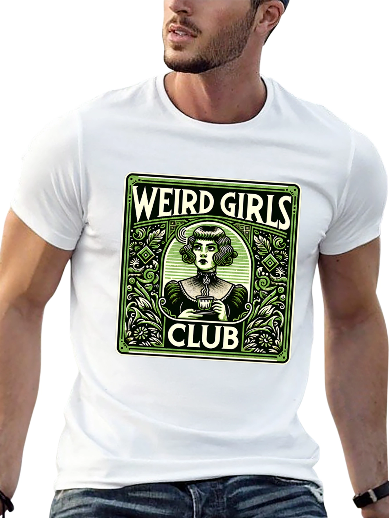 Weird Girls Club Graphic Tee - Retro Style