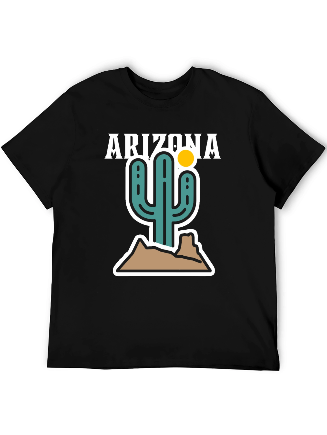 Arizona Cactus Graphic Tee - Desert Style Shirt